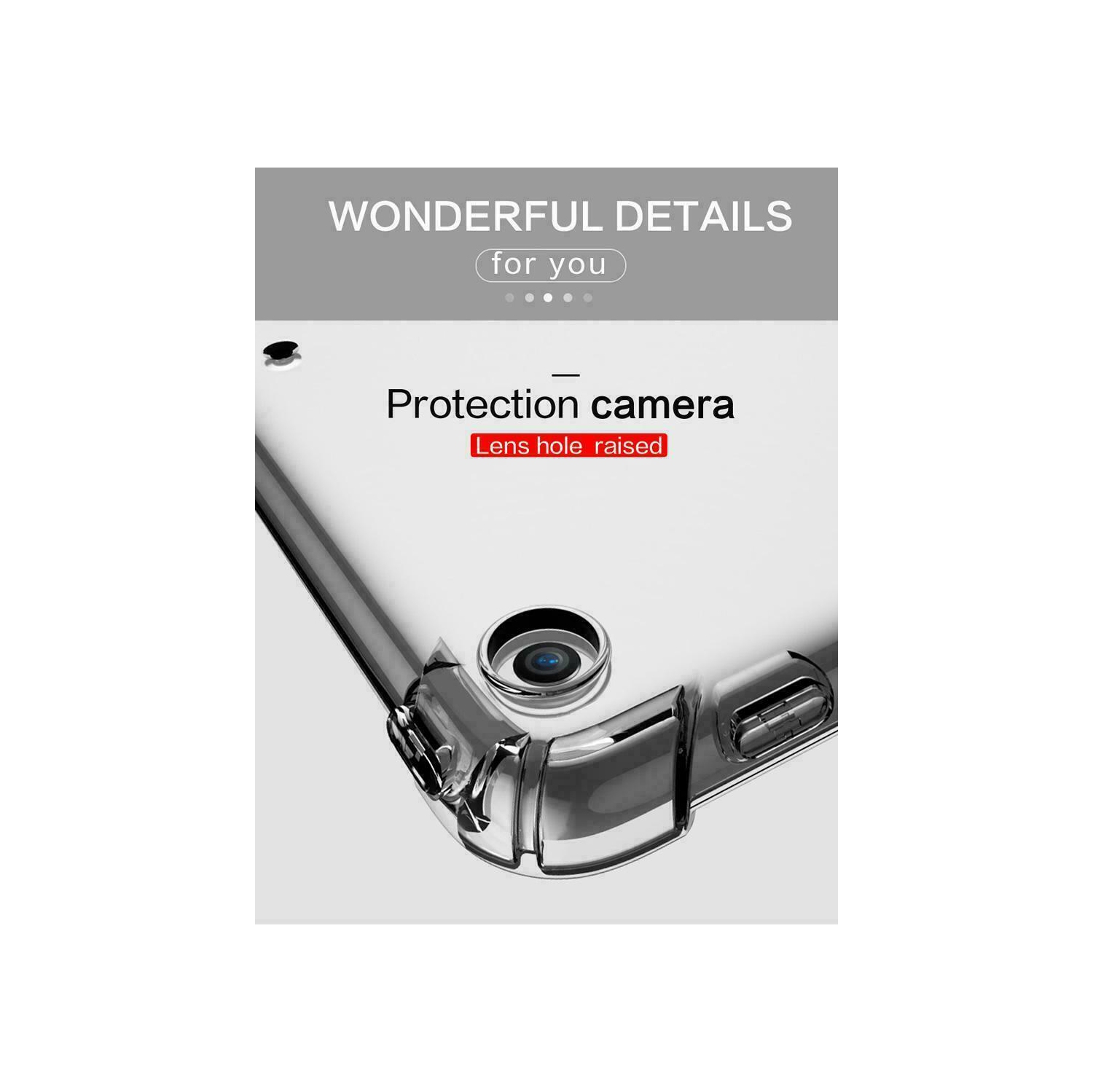 Apple iPad Air 3 Clear Case Shockproof Heavy Duty Gel Clear Air Cushion Cover, iPad Air 3rd Generation