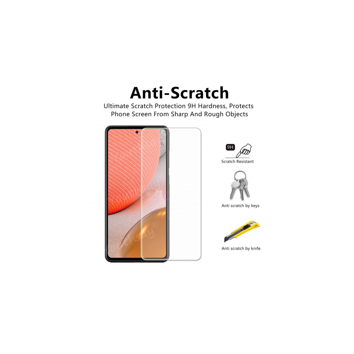 Protecteur d’écran Shield-2 de SupeRShield pour Galaxy A20 de Samsung avec verre trempé [couverture intégrale HD] [installation facile] film