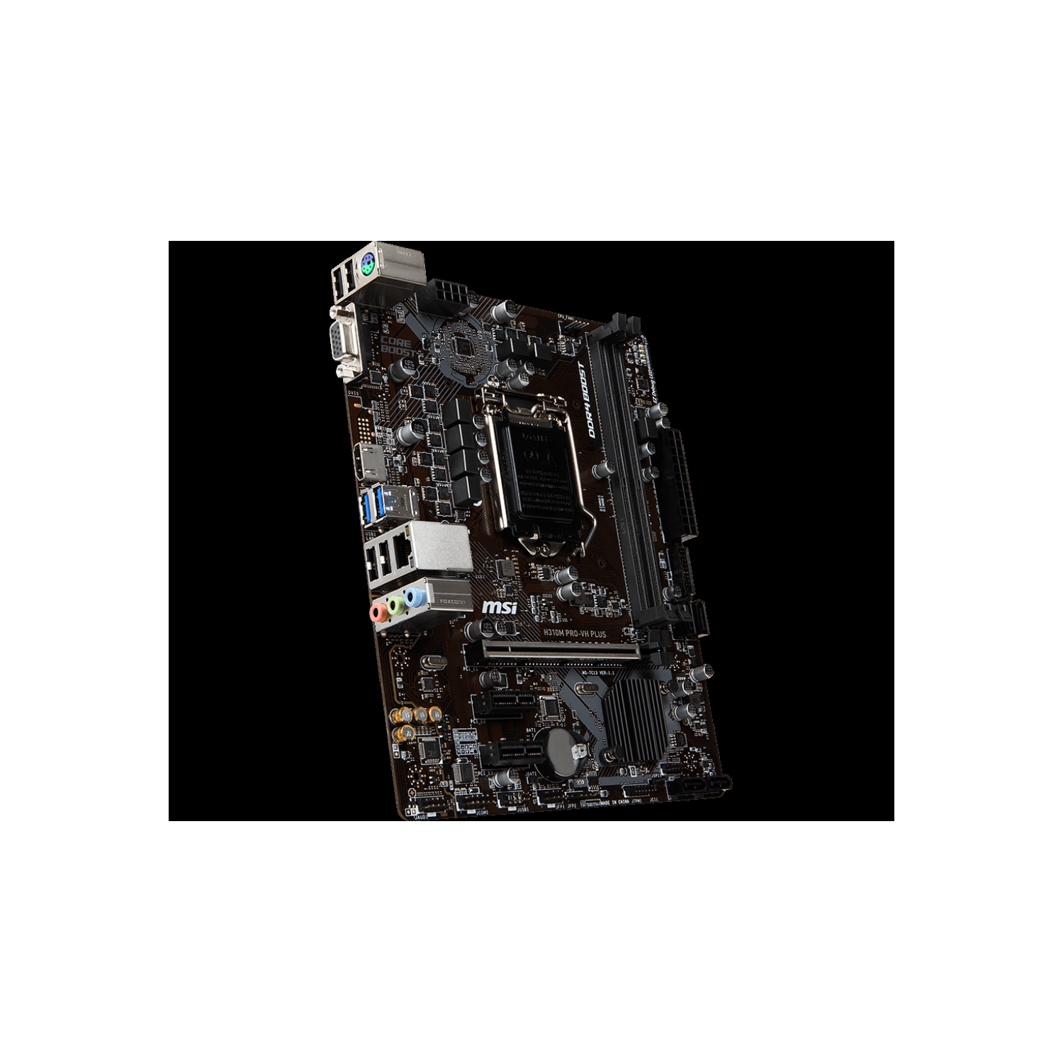 MSI H310M PRO-VH Plus Motherboard Used with Panel No Cables Socket 1151 8/9th Gen - Refurbished-