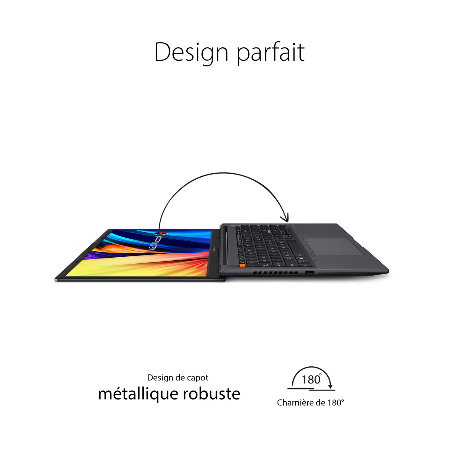 Portable DELO de 15,6 po VivoBook S d'ASUS - Noir