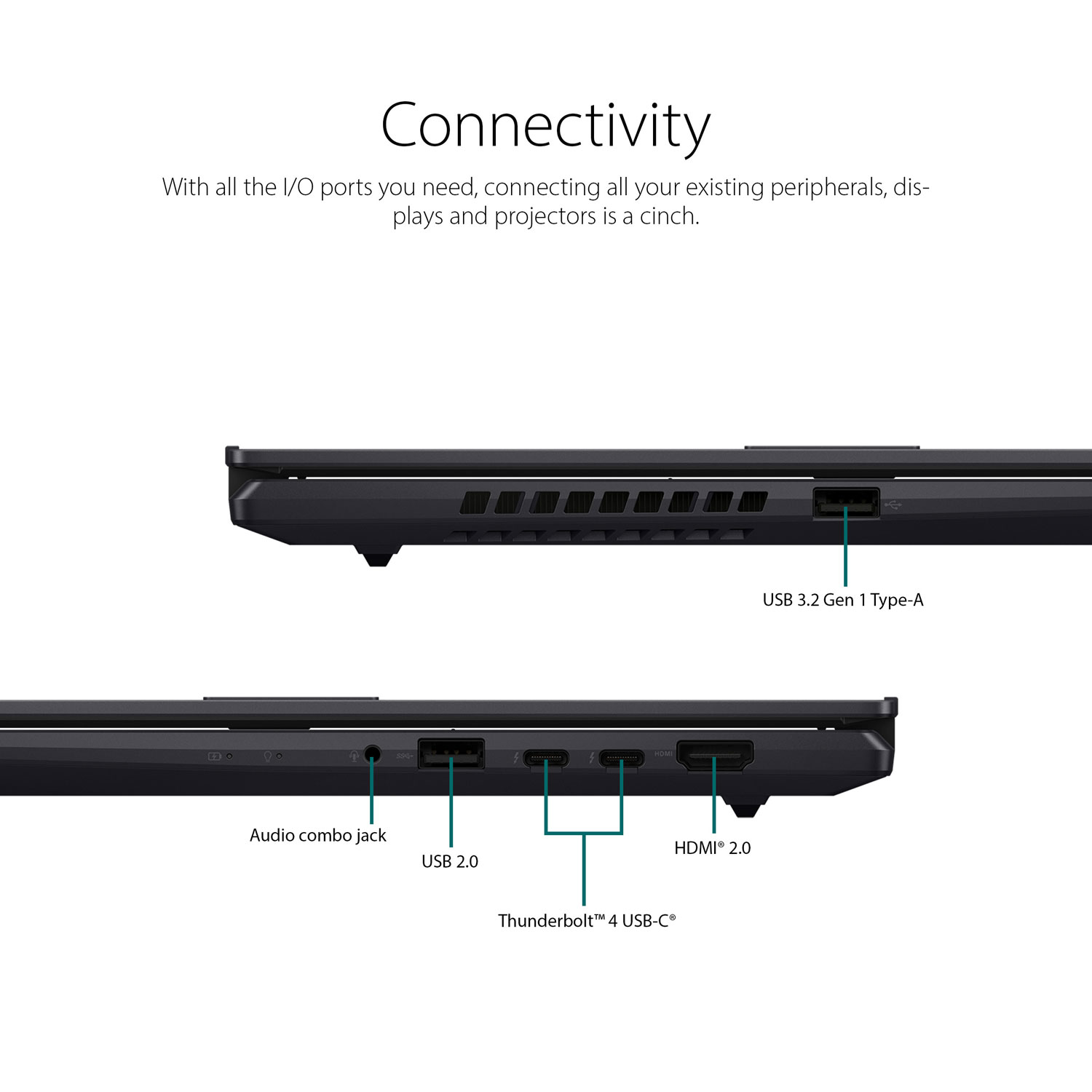 Portable DELO de 15,6 po VivoBook S d'ASUS - Noir