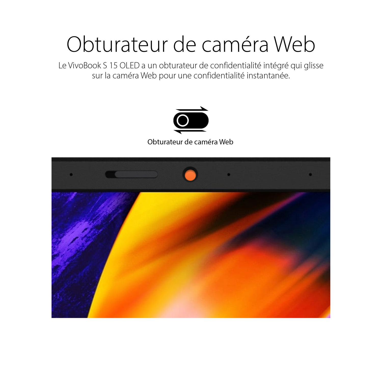 Portable DELO de 15,6 po VivoBook S d'ASUS - Noir