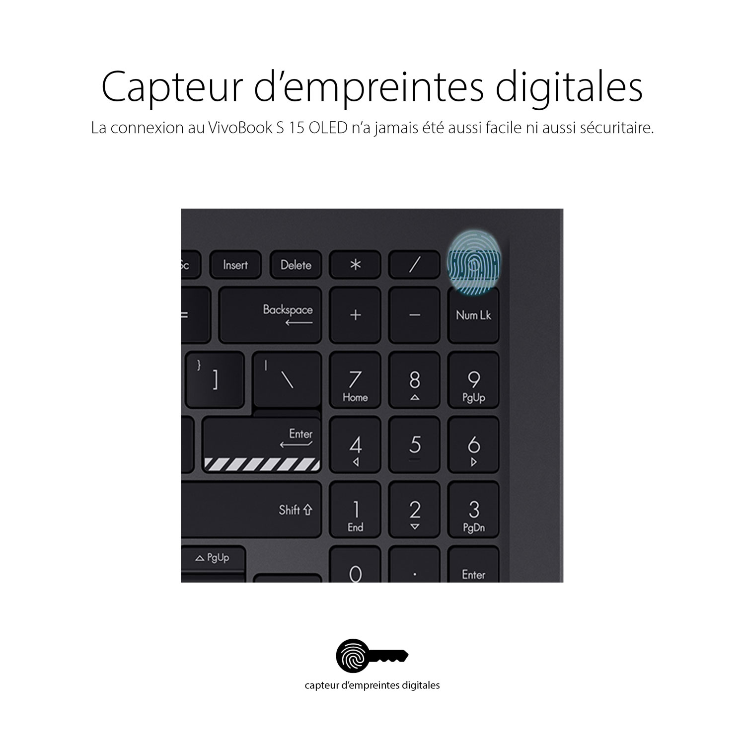 Portable DELO de 15,6 po VivoBook S d'ASUS - Noir