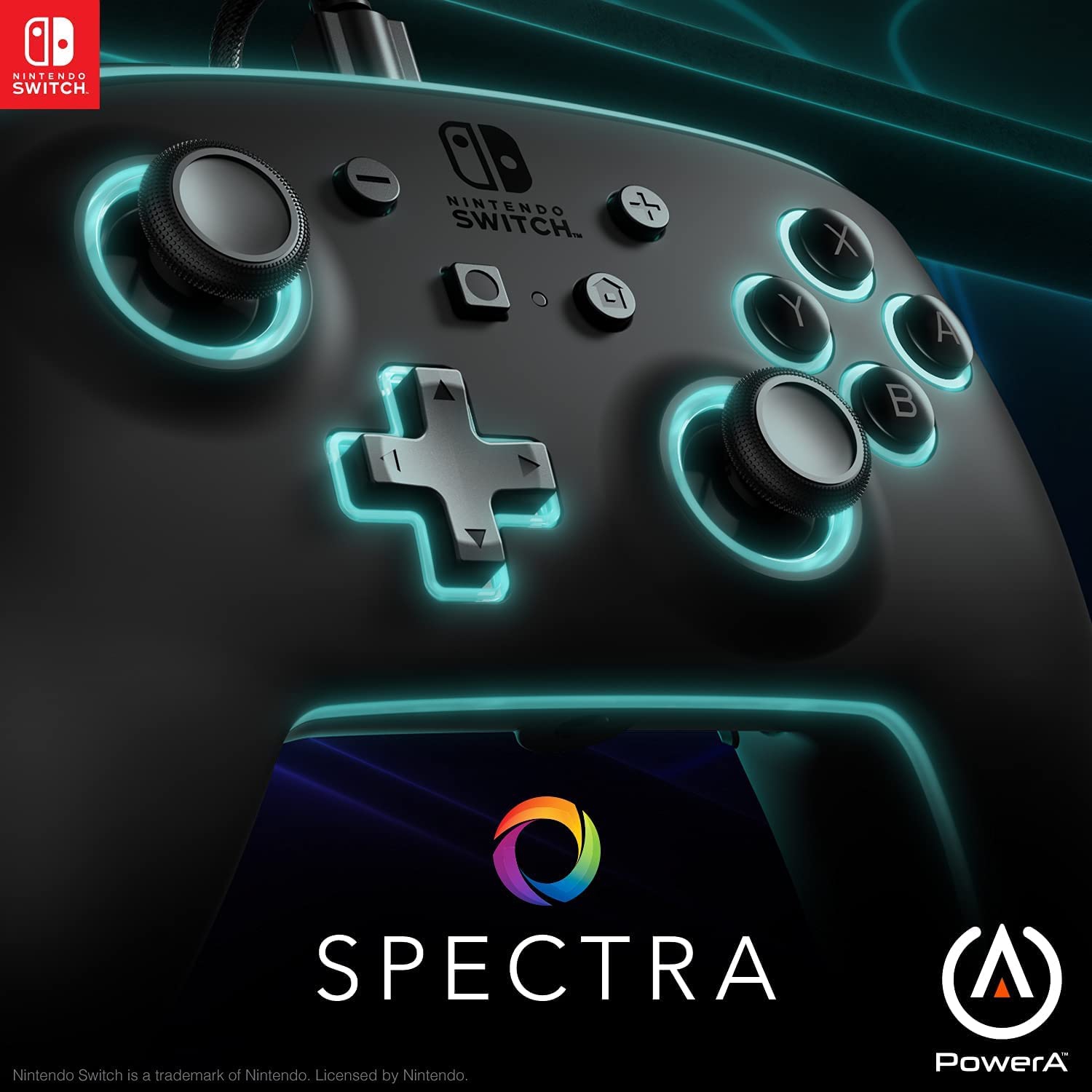 Refurbished - PowerA Spectra Enhanced Wired Controller for Switch Black