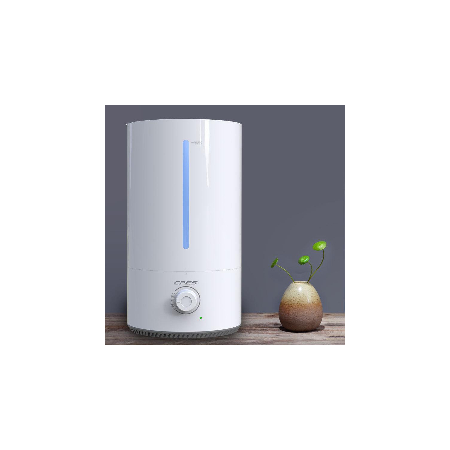 Humidificateur à brume fraîche et diffuseur d'huiles essentielles, humidificateurs à ultrasons 4L à remplissage supérieur pour chambre à coucher,