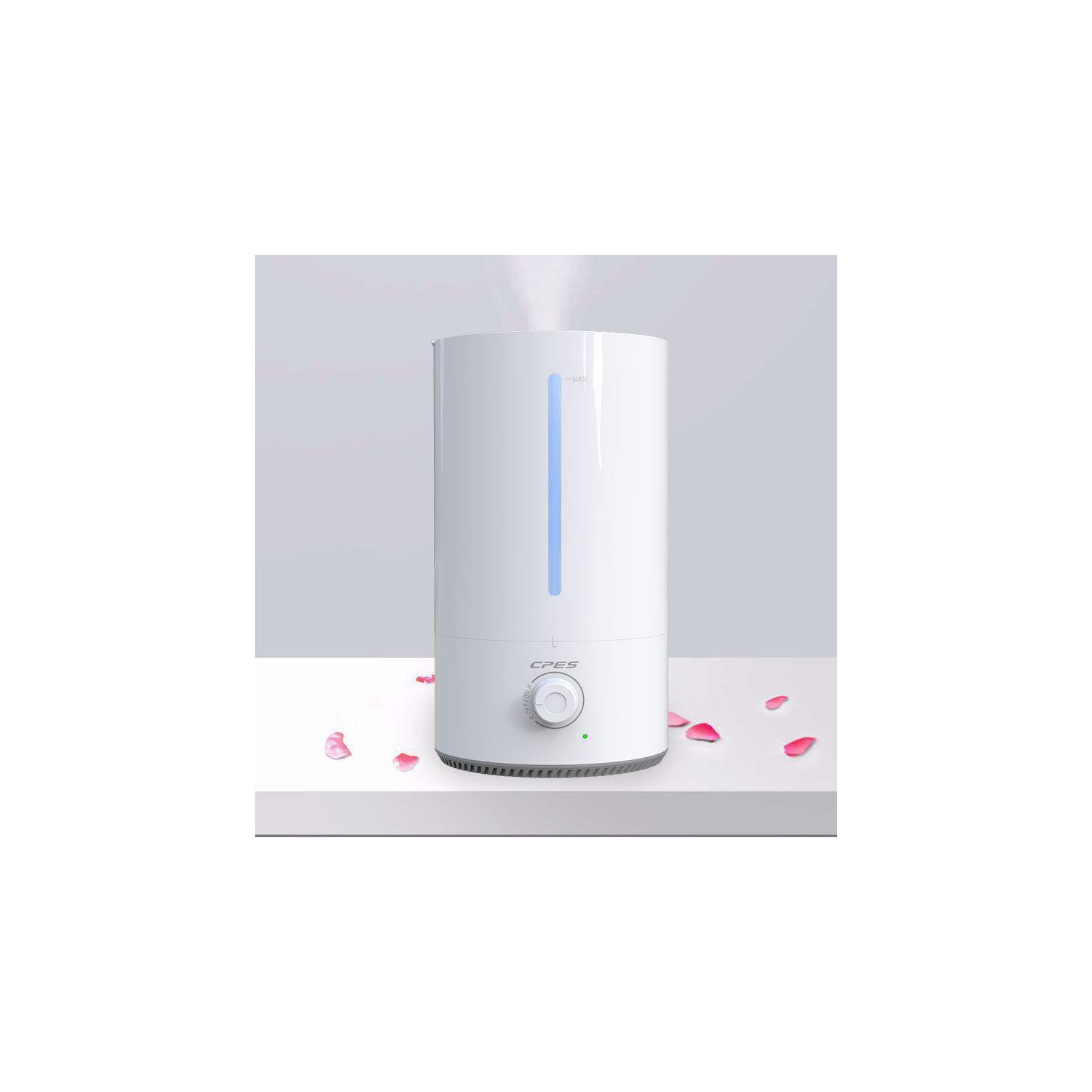 Humidificateur à brume fraîche et diffuseur d'huiles essentielles, humidificateurs à ultrasons 4L à remplissage supérieur pour chambre à coucher,