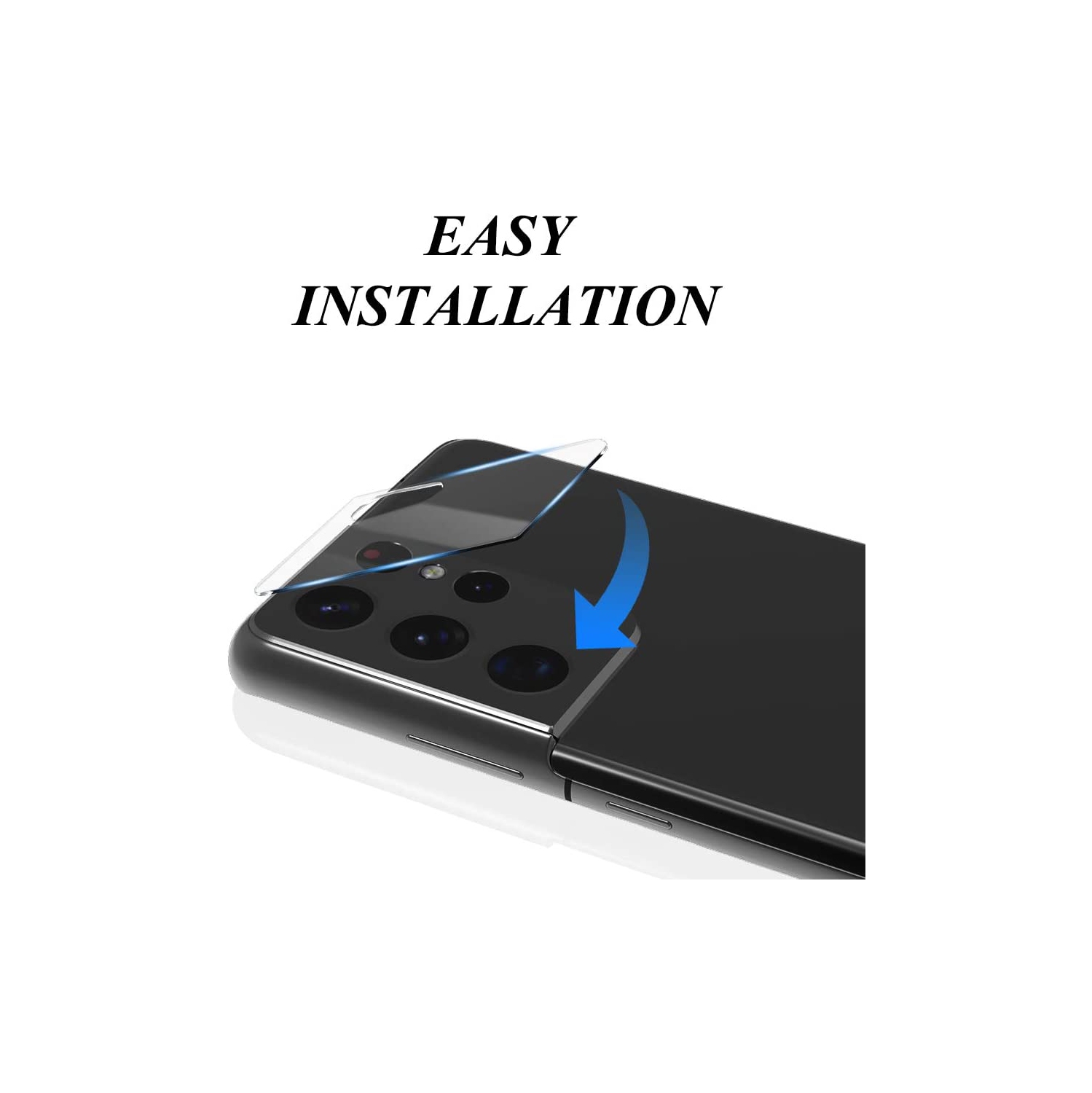 [ 3 Pack ] Samsung Galaxy S21 Camera Lens Screen Protector Anti Scratch Tempered Glass Film Guard