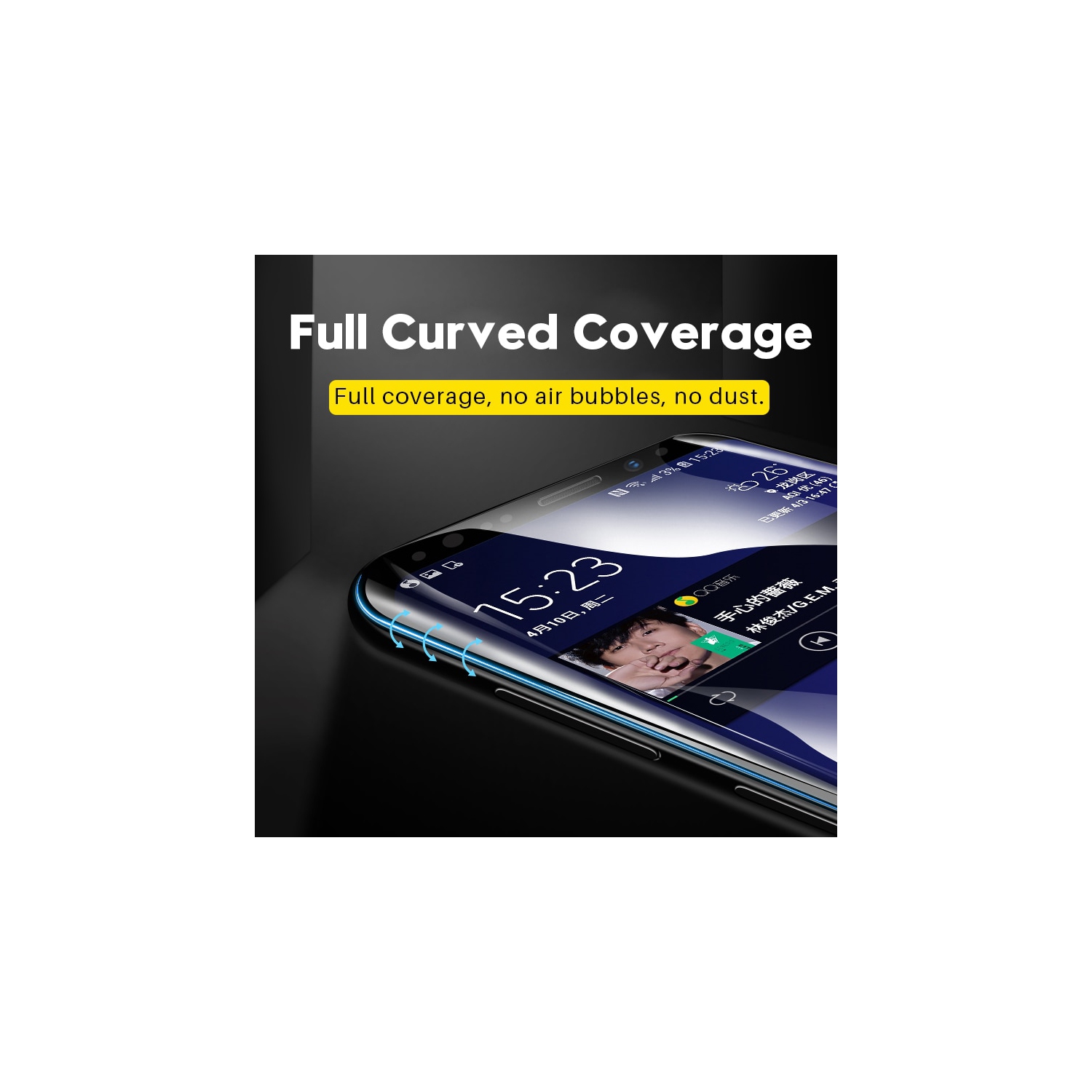 SupeRShield-2 PACK Screen Protector for Samsung Galaxy A50 Tempered Glass [HD Full Coverage] [Easy Installation] Scratch Resistant 9H Hardness Bubble