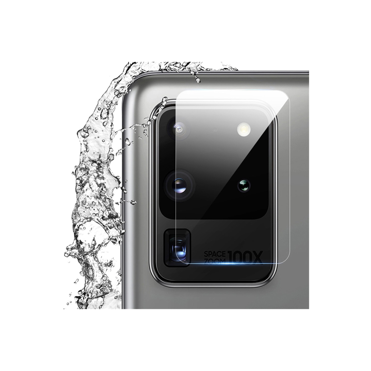 [ 3 Pack ] Protecteur d’écran pour objectif d’appareil photo Galaxy S20 de Samsung film en verre trempé antirayure