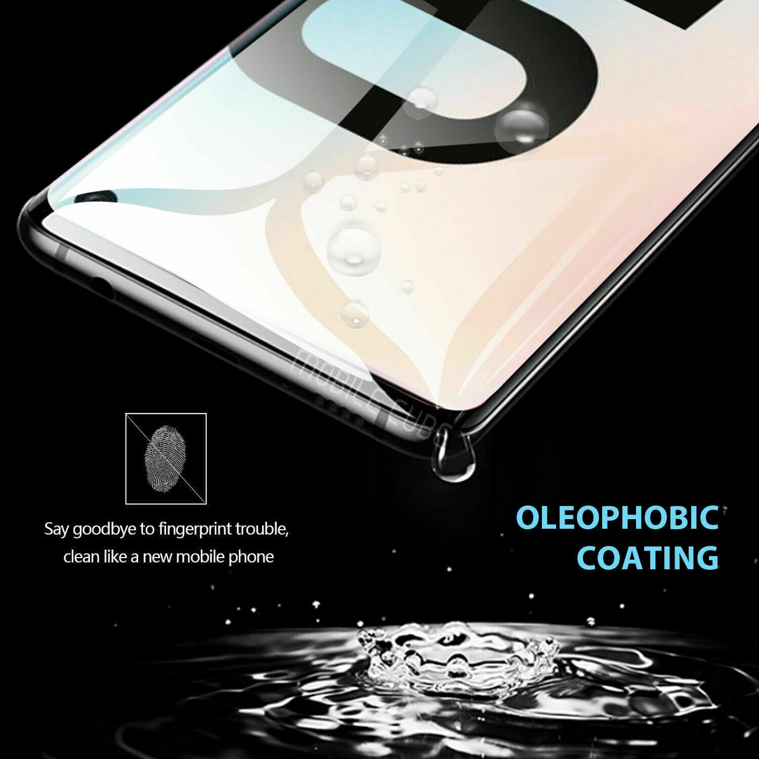 [2 PACK] Samsung Galaxy S10e Black Screen Protector Full Cover Tempered Glass Screen Protector Guard