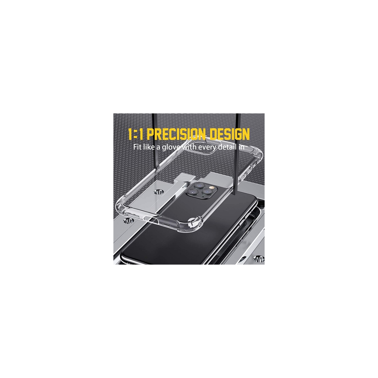 Apple iPhone 11 Pro Crystal Clear Case Shockproof Tough Gel Transparent Anti knock Air Cushion Heavy Duty Phone Back Cover