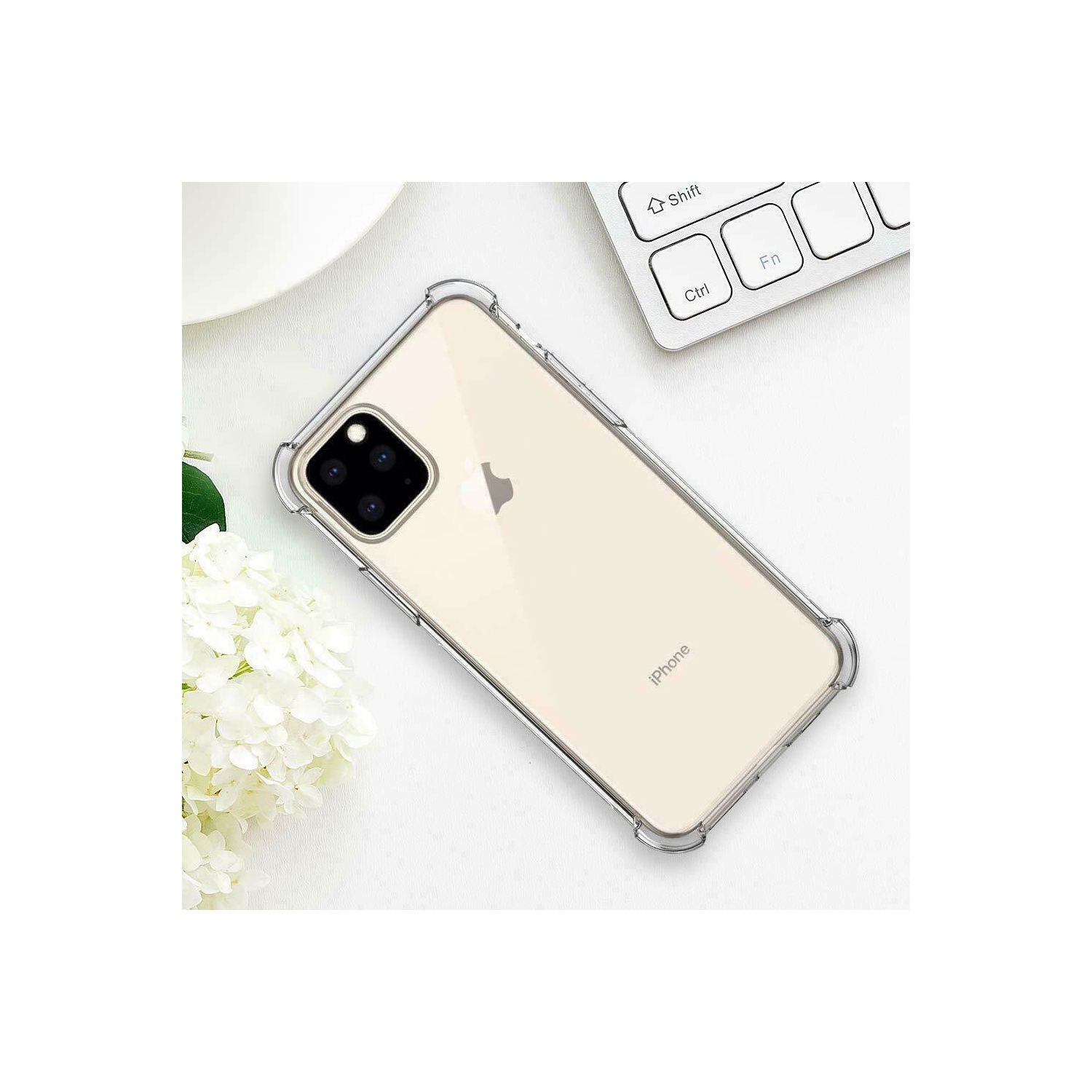 Apple iPhone 11 Crystal Clear Case Shockproof Tough Gel Transparent Anti knock Air Cushion Heavy Duty Phone Back Cover