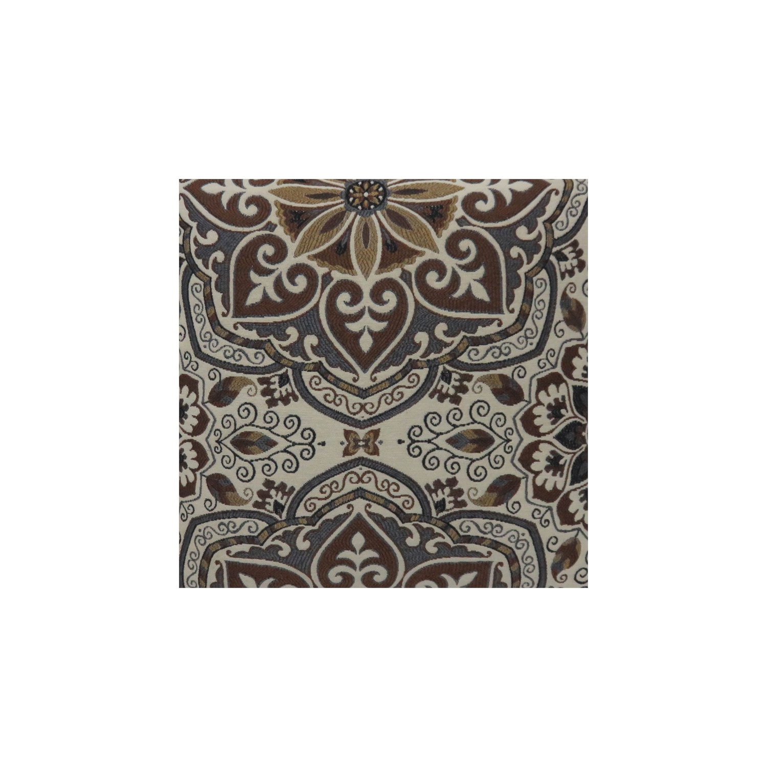 Grand coussin décoratif multicolore en tissu Rawlston de Furniture of America