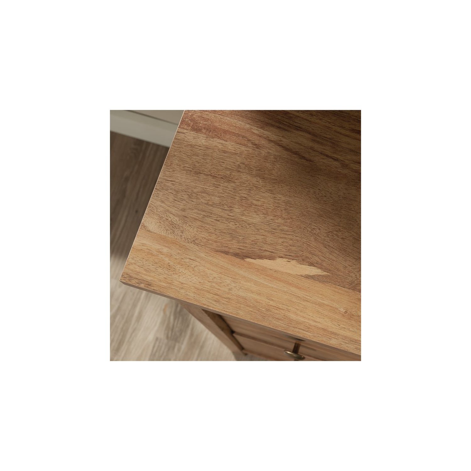 Sauder – Commode à 6 tiroirs en bois d’ingénierie River Ranch, mangue sindoori/naturel