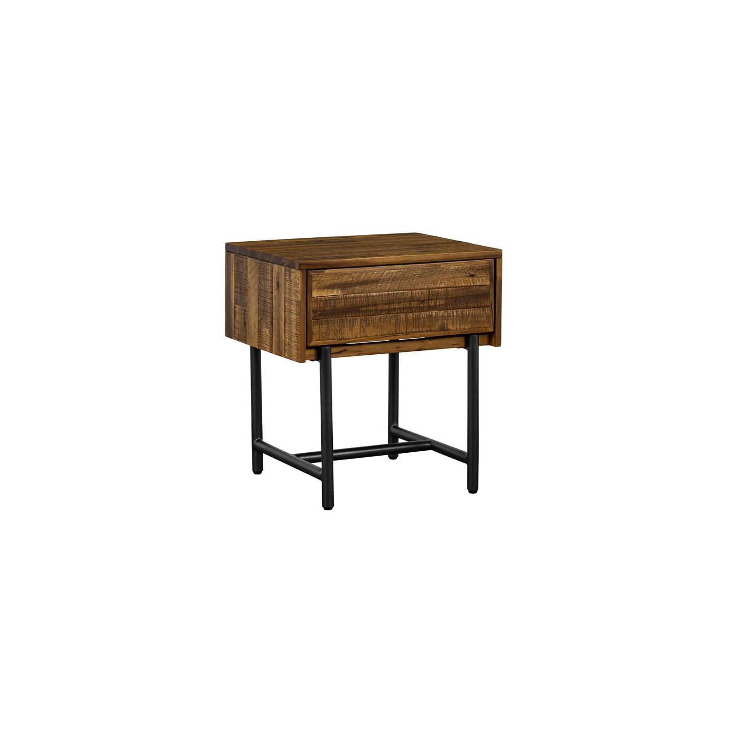 Cusco Rustic Acacia Single Drawer Night stand