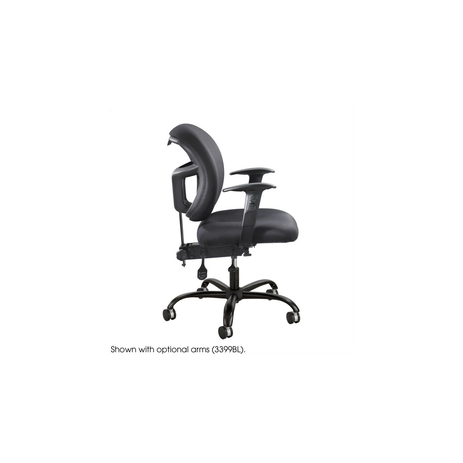 Safco Adjustable Height Workstation with Printer Stand and Task Chair