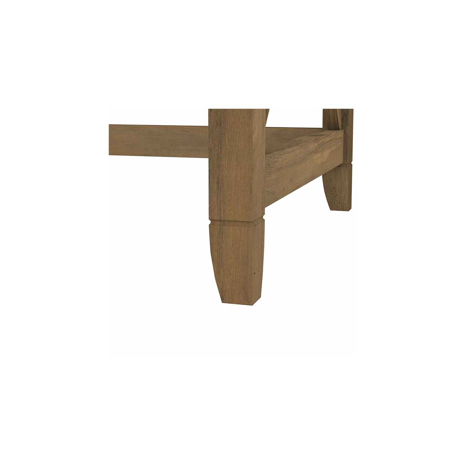 Key West 60W L Shaped Desk in Reclaimed Pine - Engineered Wood