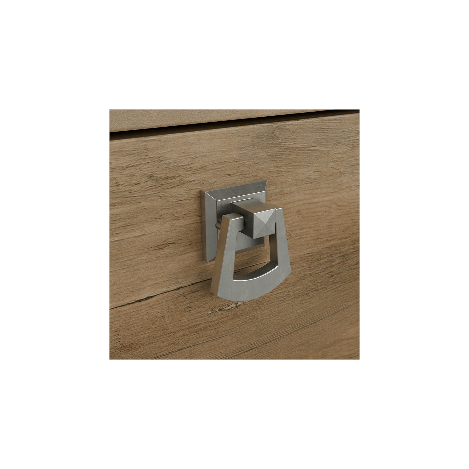 Bush Furniture Salinas Small Computer Desk with Hutch in Reclaimed Pine