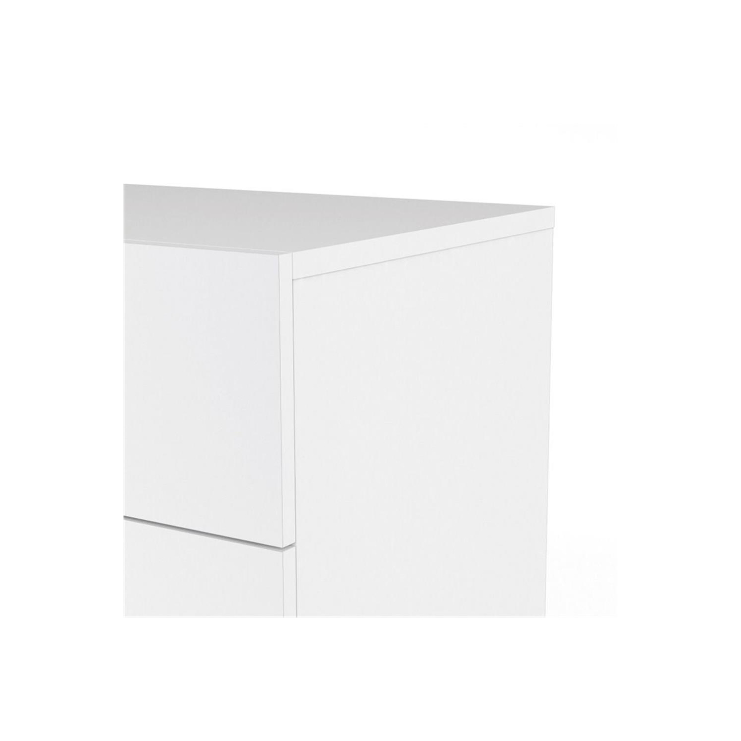 Tvilum Austin Modern 8 Drawer Double Dresser in White
