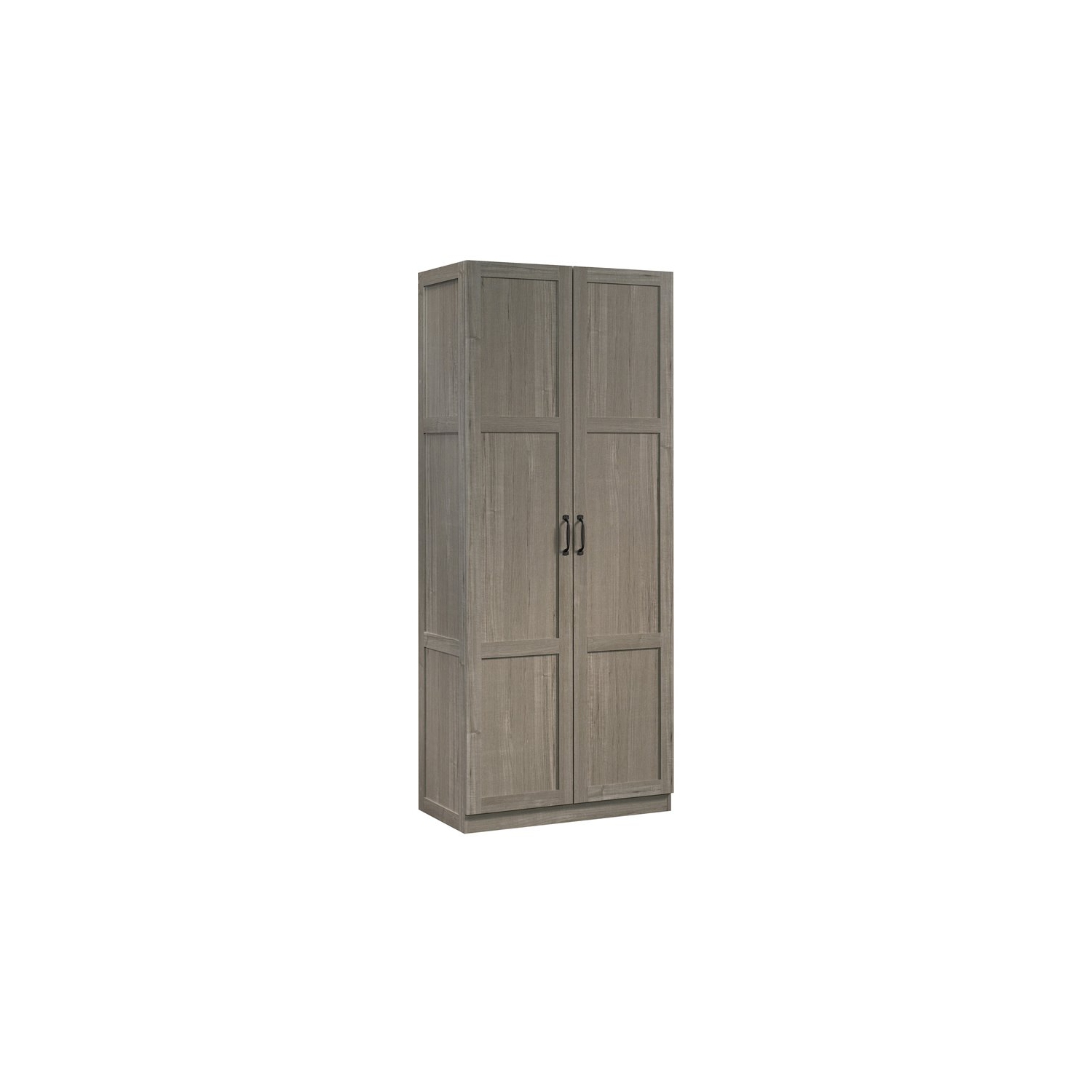 Pemberly Row 2 Door Wooden Storage Cabinet in Silver Sycamore