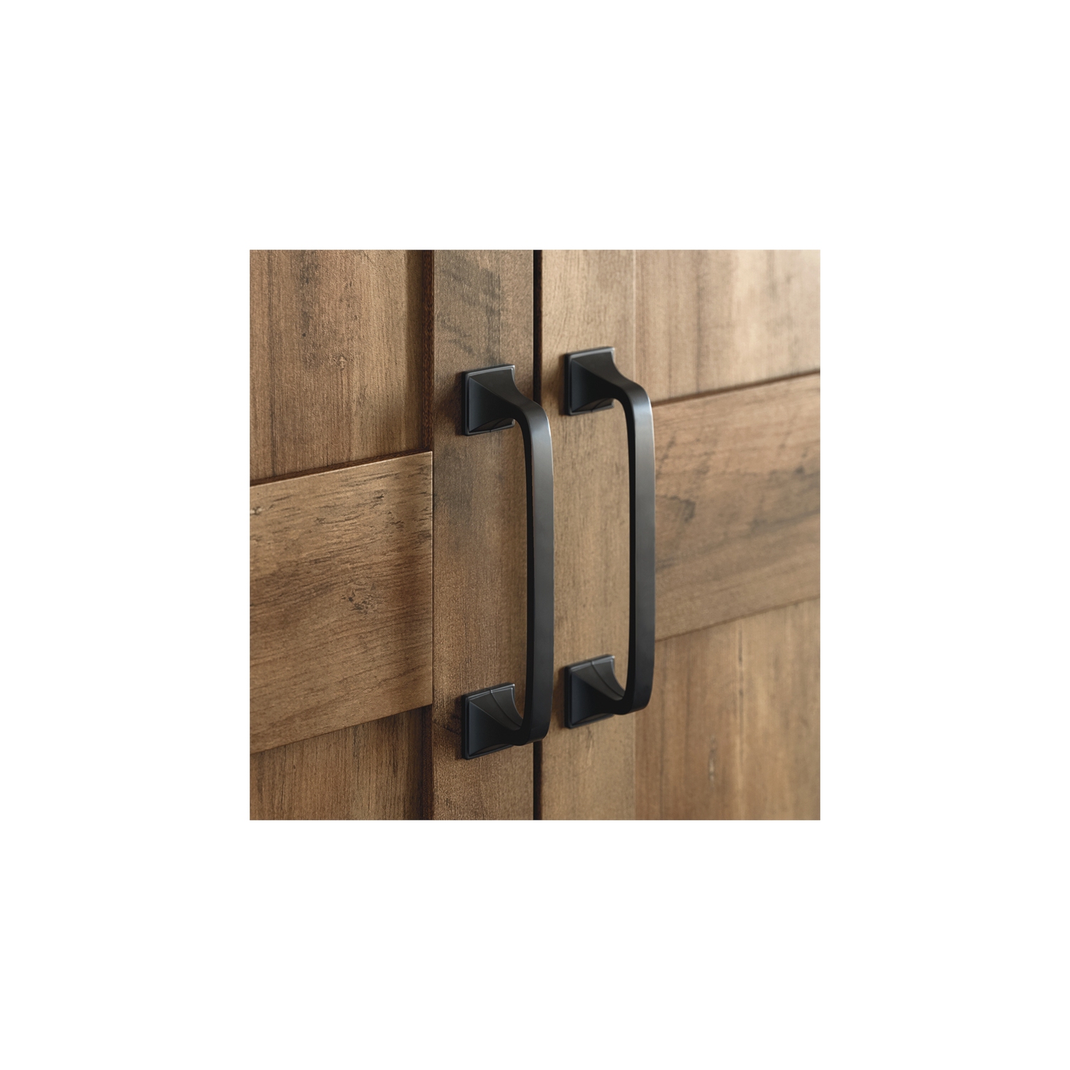 Sauder – Armoire de rangement à 2 portes en bois d’ingénierie Select, pin rural