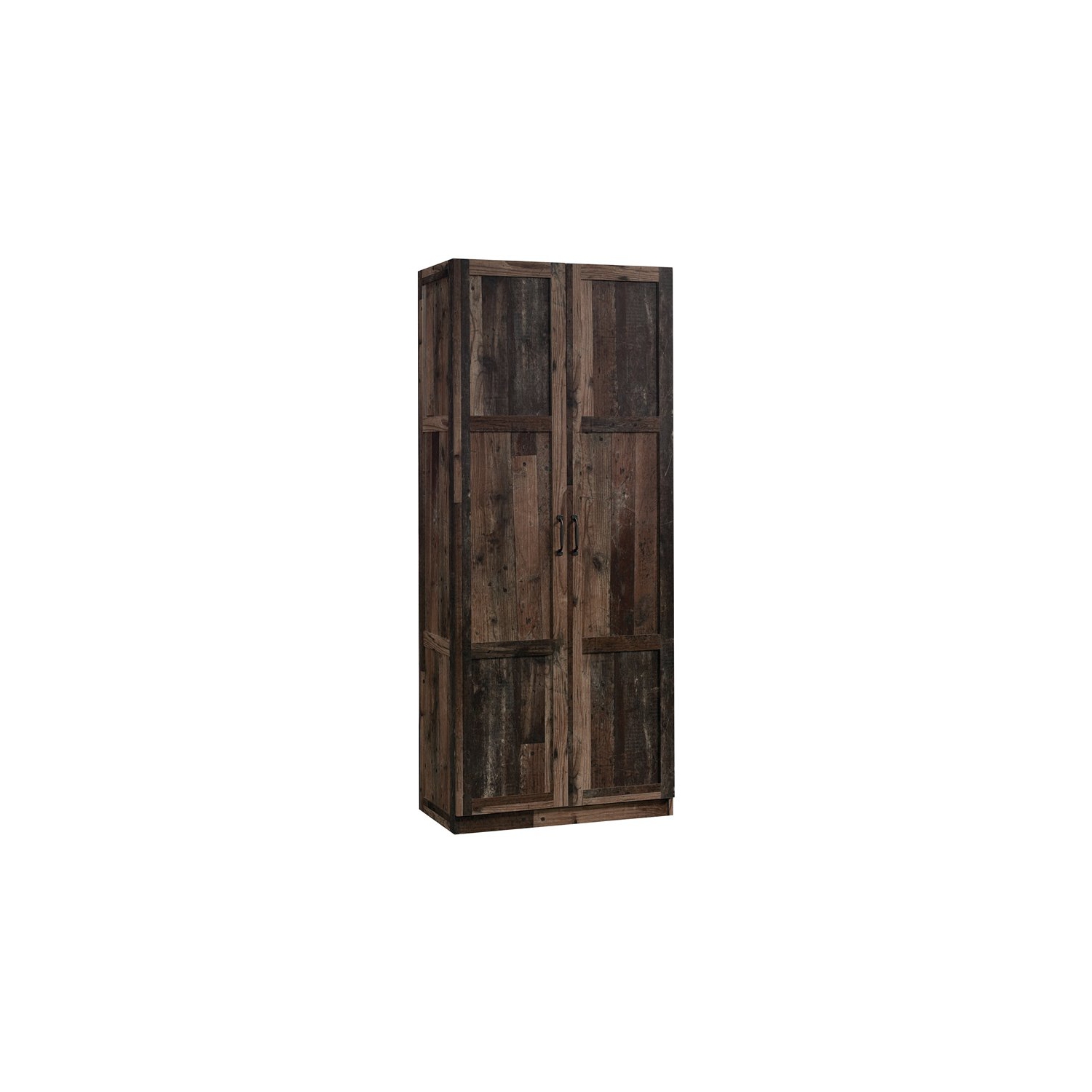 Pemberly Row 2 Door Wooden Storage Cabinet in Reclaimed Pine