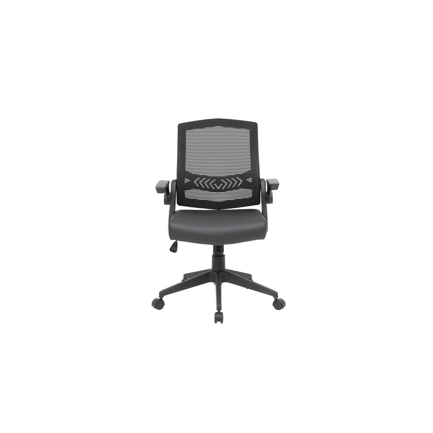 Scranton & Co Mesh Adjustable Computer Desk Chair with Flip Arms