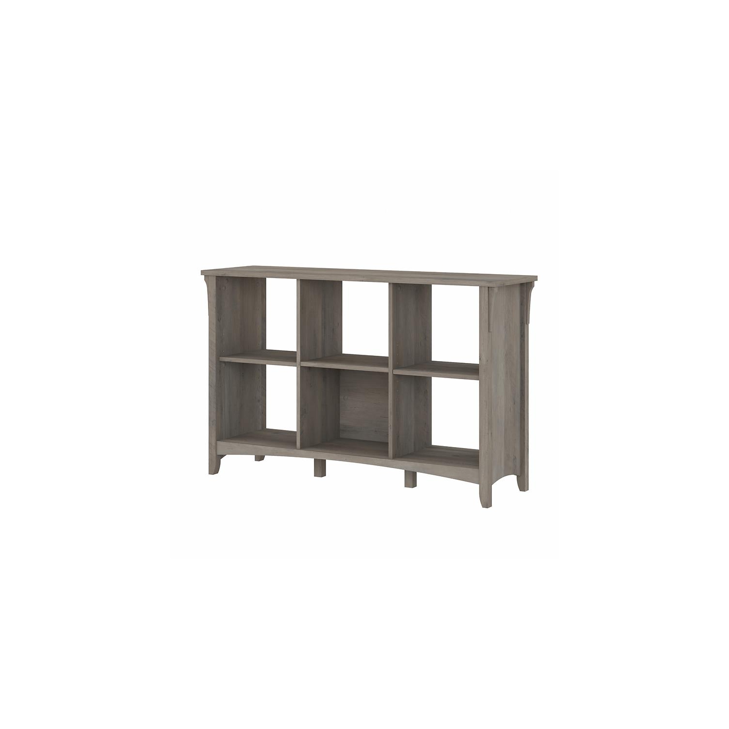 Salinas 6 Cube Organizer in Driftwood Gray - Engineered Wood
