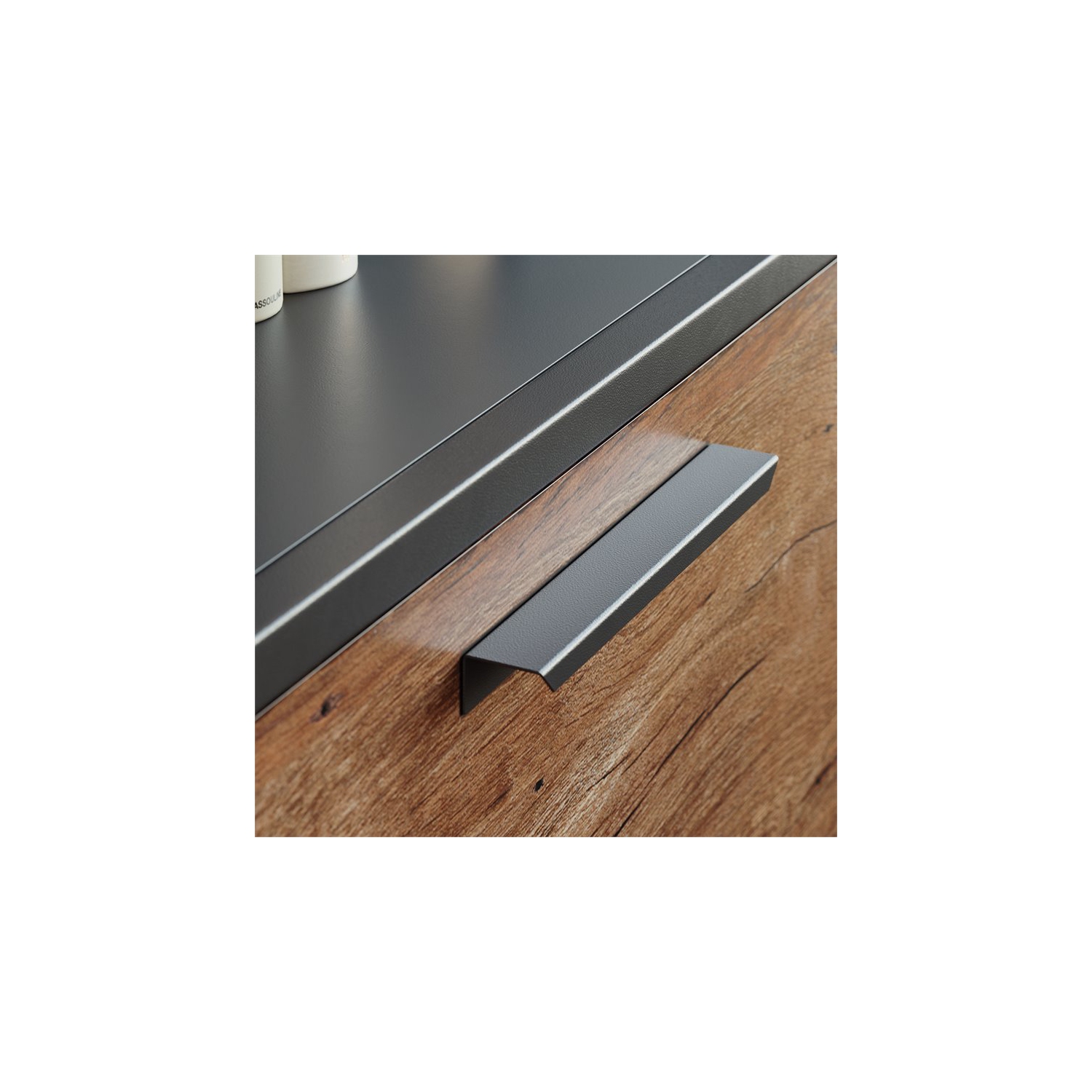 Sauder – Classeur latéral Boulevard Café avec rangement, fini chêne rétro