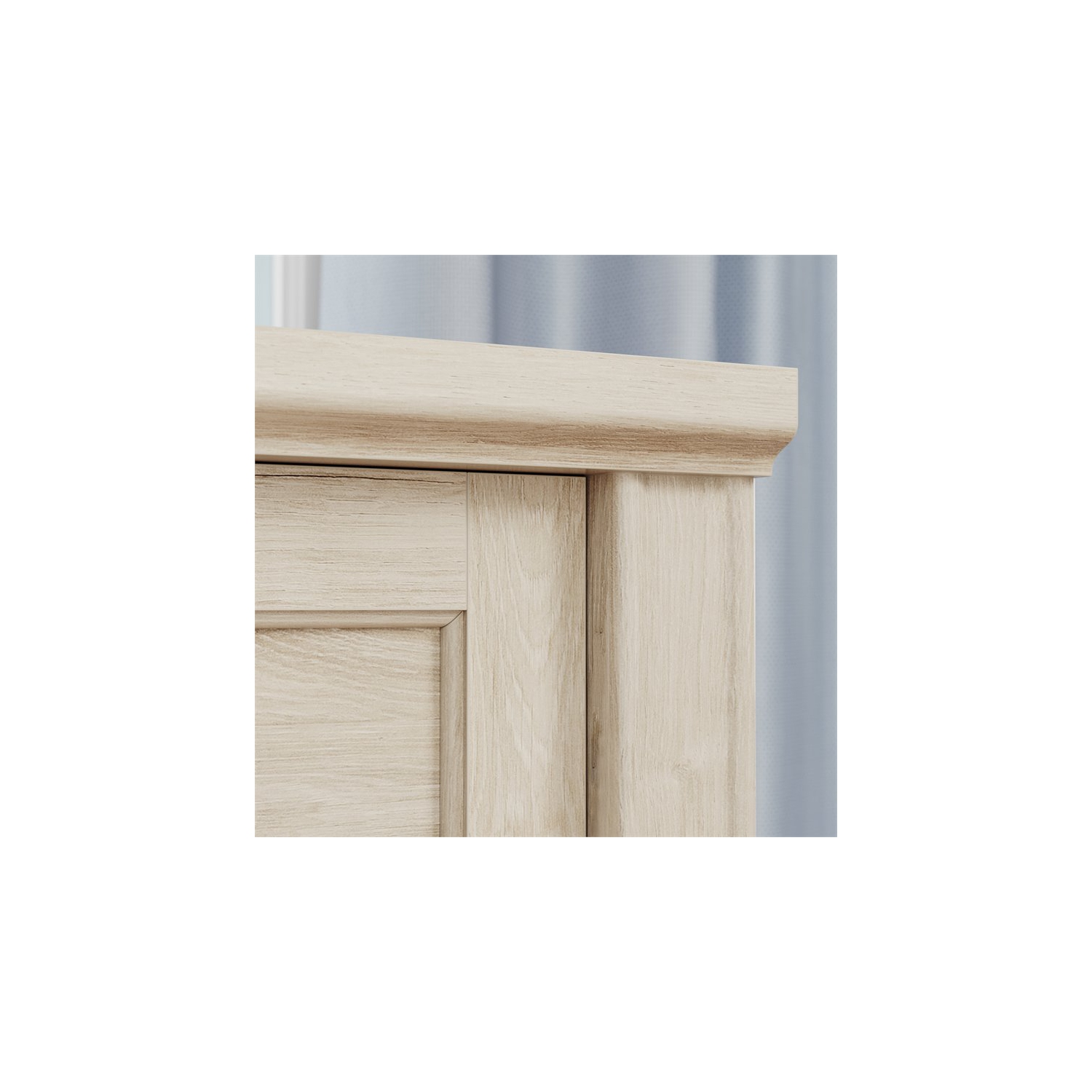 Sauder Hammond 2 Drawer Wooden Lateral File Cabinet in Chalk Oak