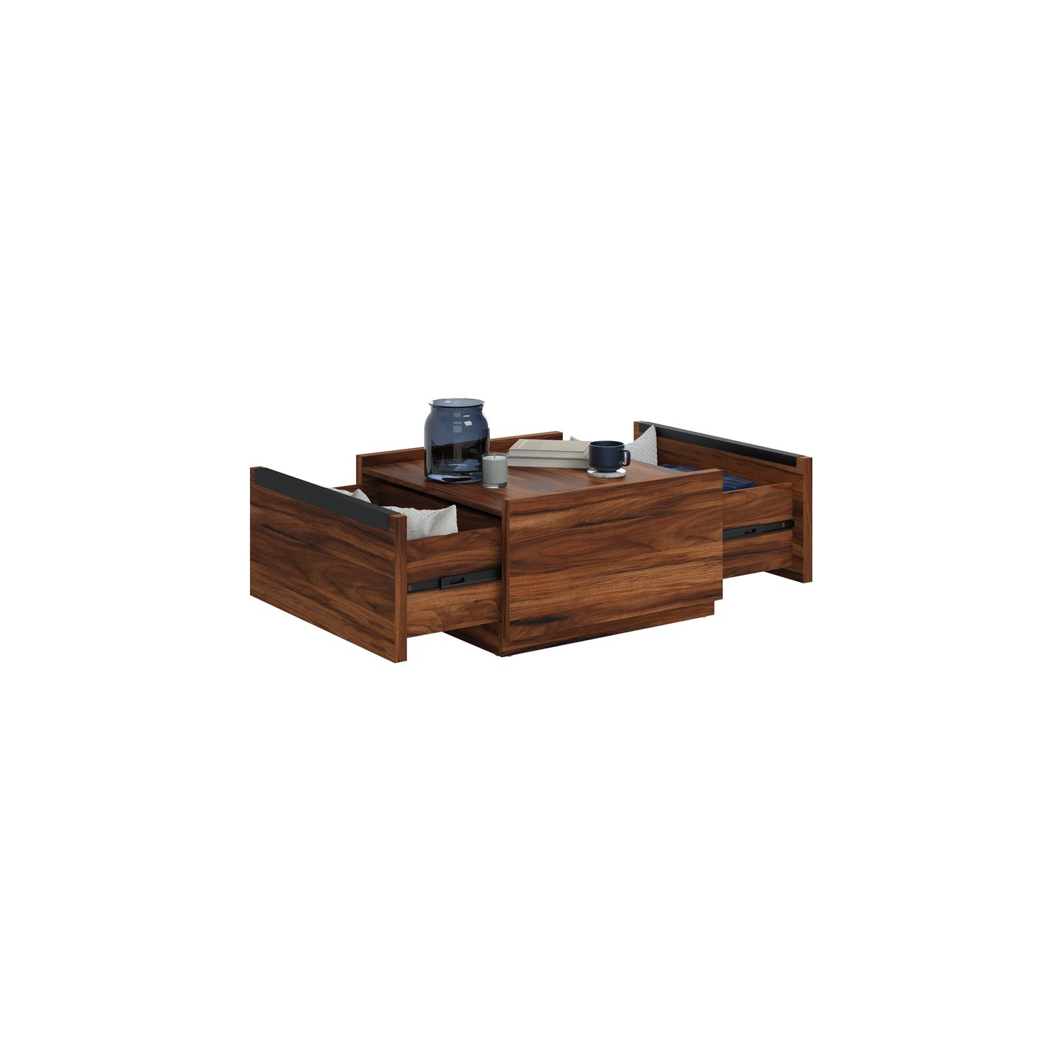 Sauder Manhattan Gate Engineered Wood Coffee Table in Blaze Acacia