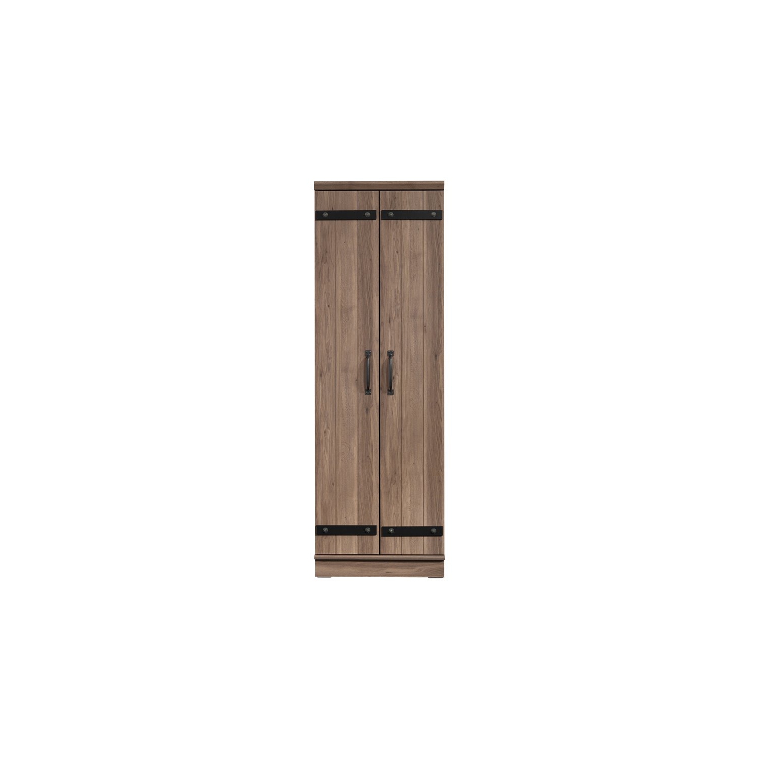 Sauder – Armoire de rangement étroite en bois d’ingénierie HomePlus à 2 portes, chêne salé