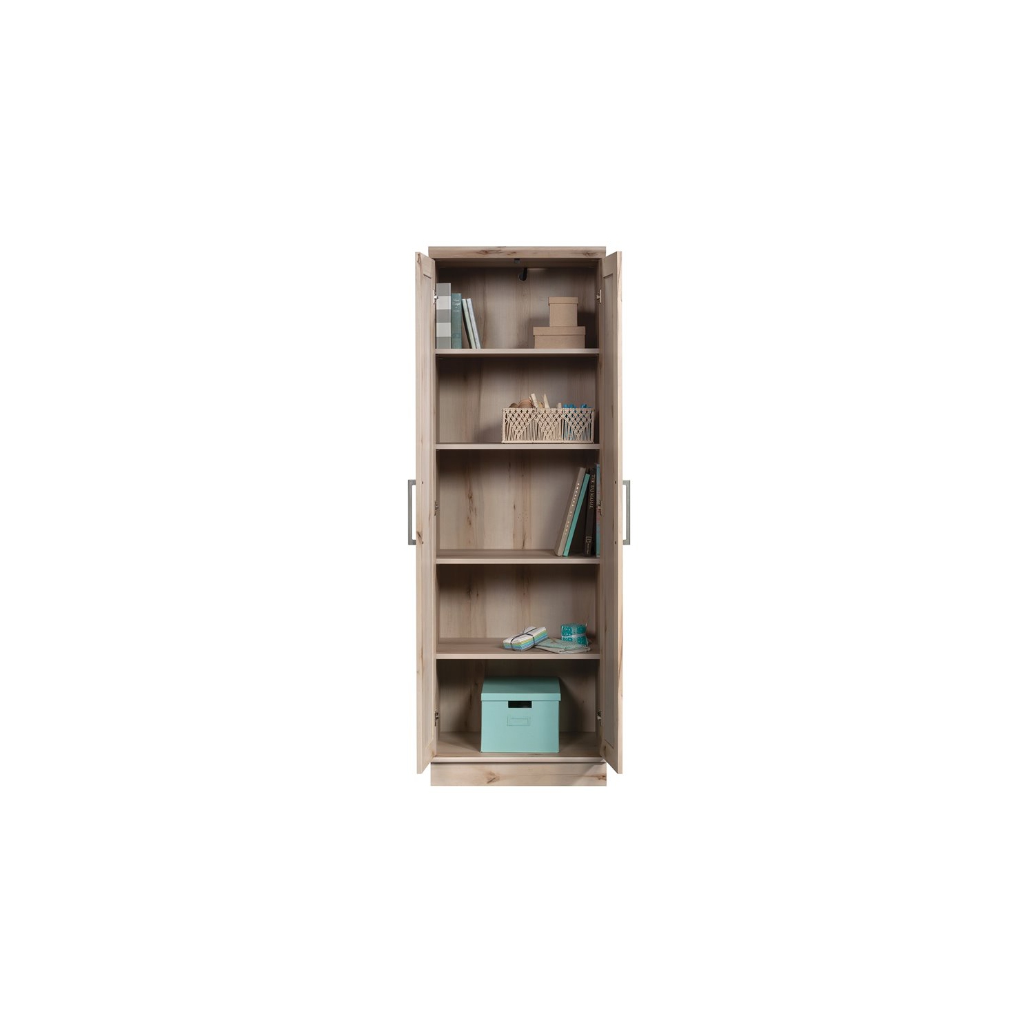 Sauder HomePlus Wooden Storage Cabinet in Pacific Maple