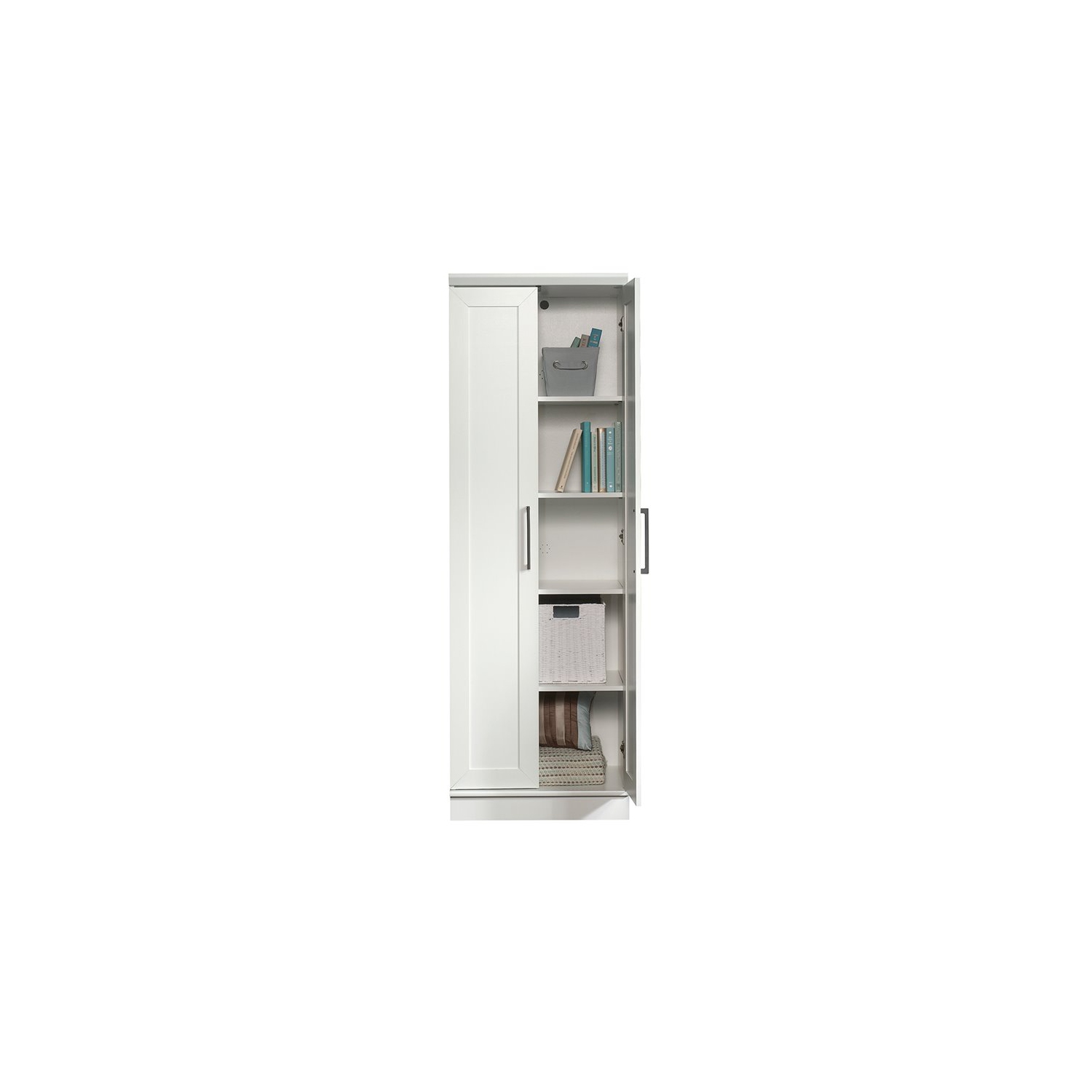 Sauder – Armoire de rangement de 23 po Homeplus, blanc