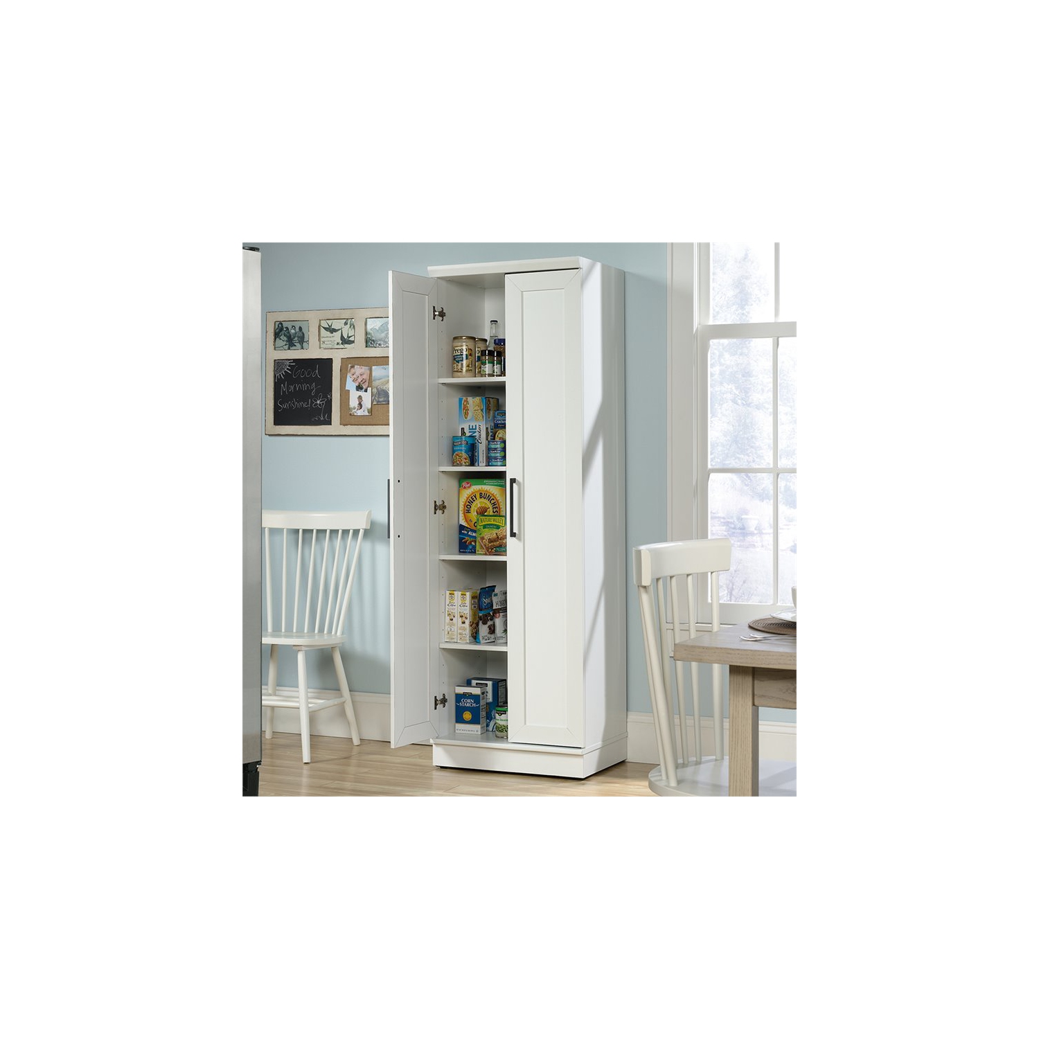 Sauder – Armoire de rangement de 23 po Homeplus, blanc