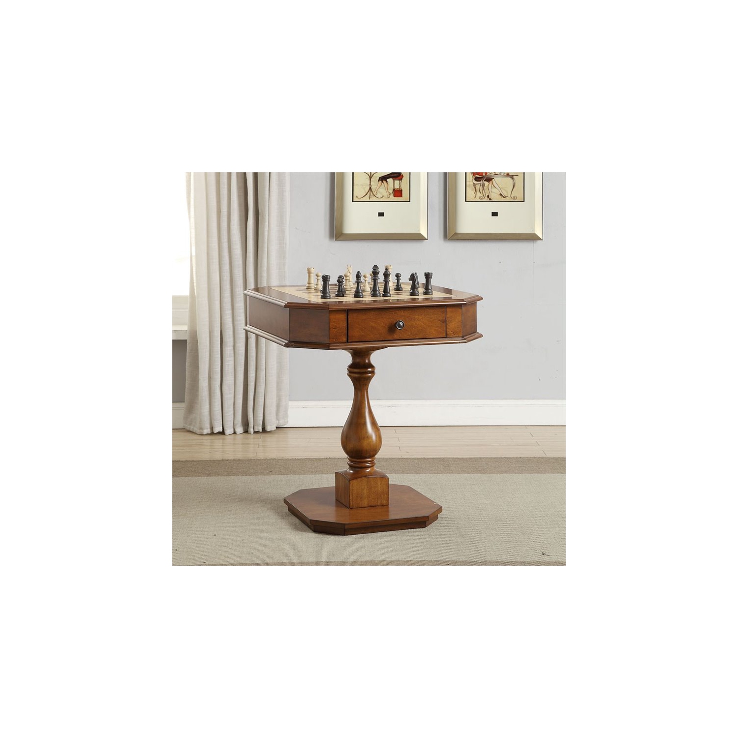 TABLE de jeu ACME Bishop en cerisier