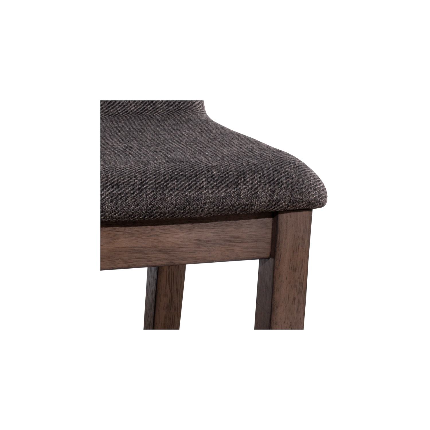 Hillsdale Renmark 26.25 Wood Contemporary Counter Stool in Brushed Gray