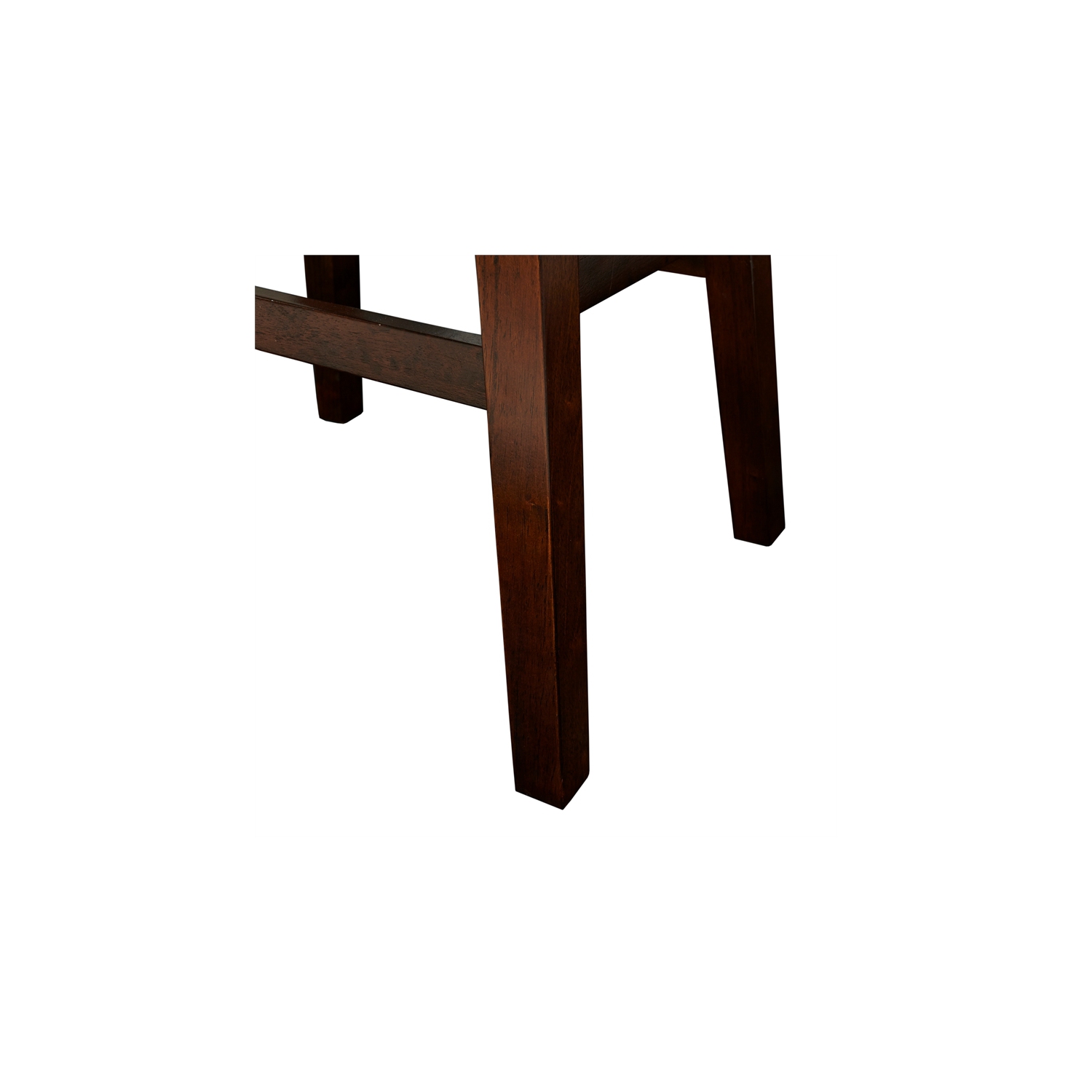 Linon Walt 30.5" Wood Cow Print Bar Stool in Brown