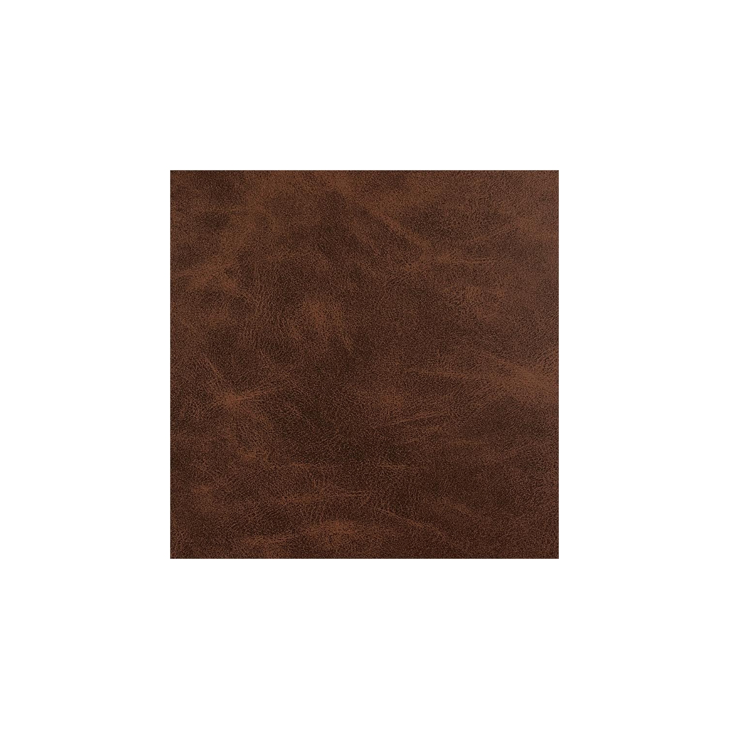 Tabouret de comptoir de qualité commerciale en métal et en similicuir brun Tribeca