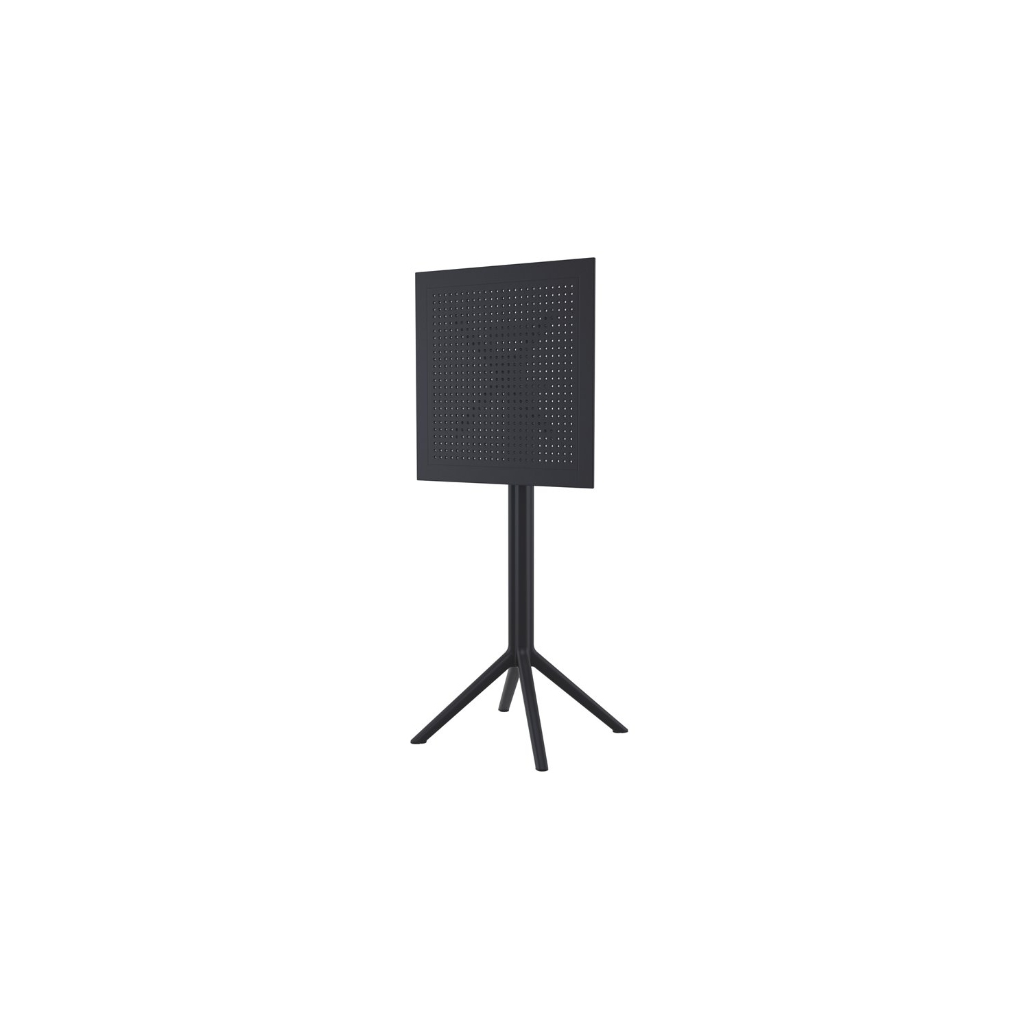 Sky 24 inch Square Folding Bar Table in Black finish