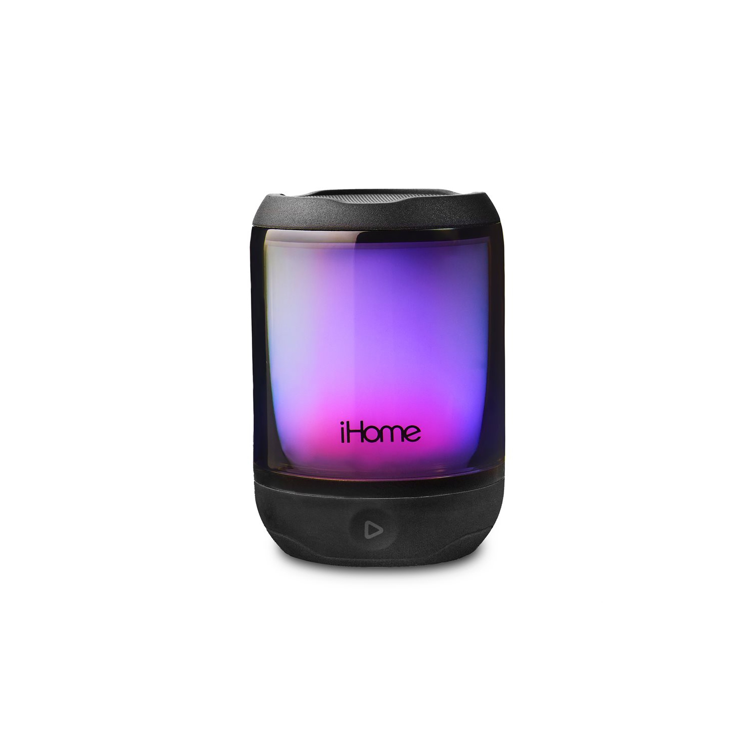 iHome iBT800 PlayGlow Mini Rechargeable Color Changing Waterproof Bluetooth Speaker w/ Mega Battery