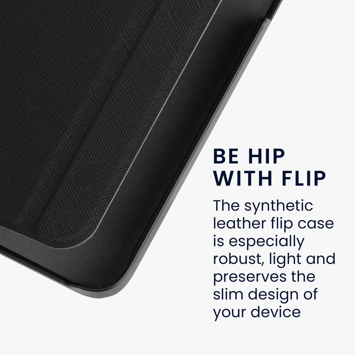 kwmobile Case Compatible with Kobo Libra 2 - Book Style PU Leather e-Reader Cover Folio Case - Black