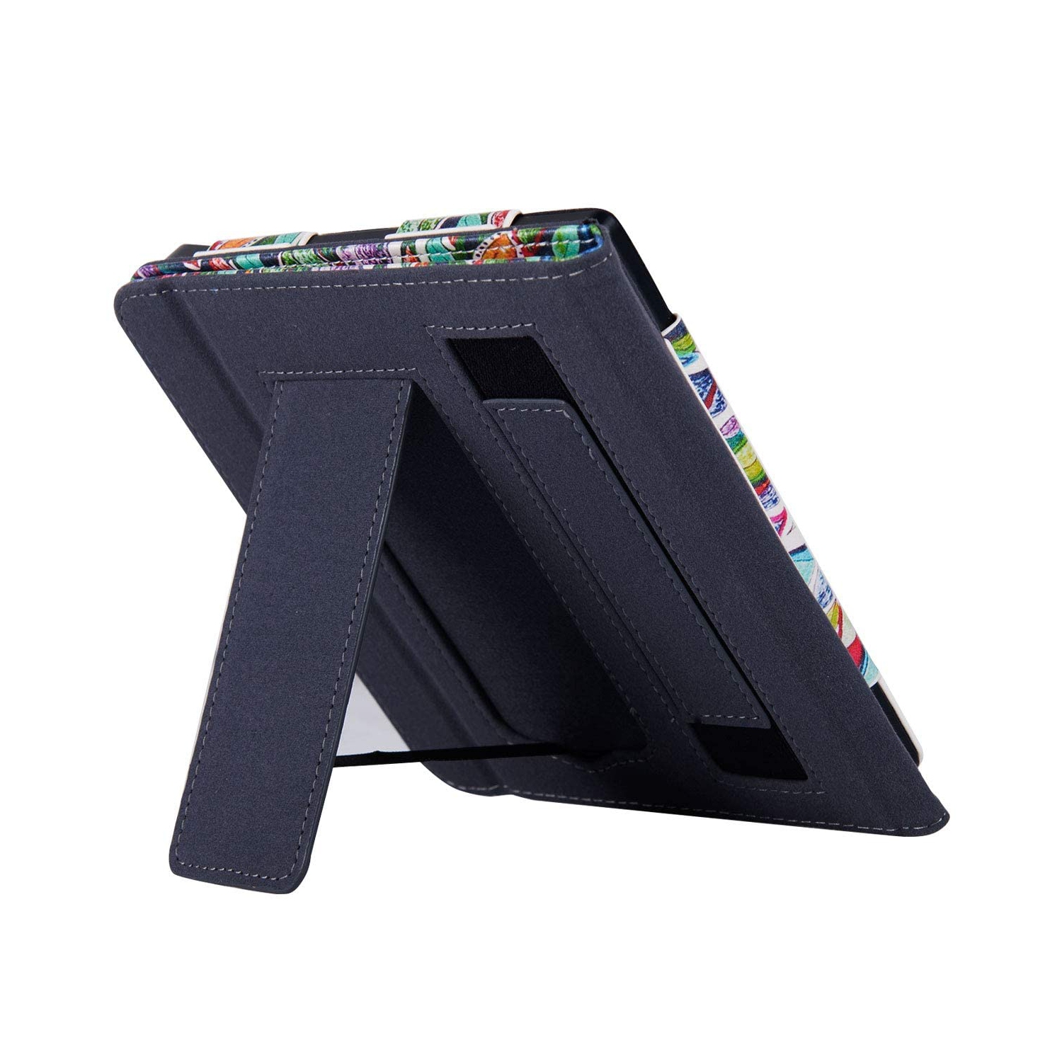 BOZHUORUI – Étui sur socle pour lecteurs électroniques Libra H2O de Kobo – Étui protecteur en cuir de polyuréthane de qualité supérieure avec