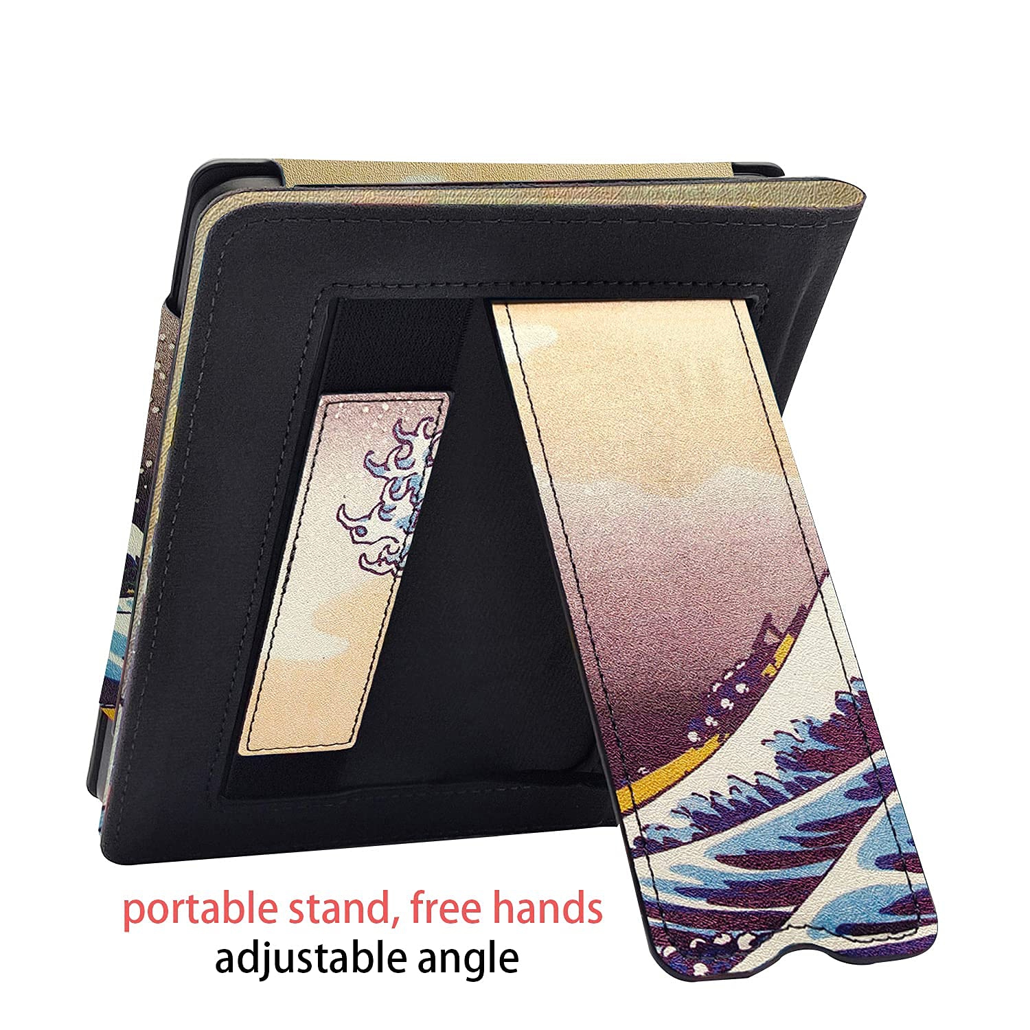 GOVTVA Kindle Paperwhite Case Fits All-New 10th Gen- 2018 / 6 Inch All Paperwhite Generations - PU Leather Sleeve Stand Cove