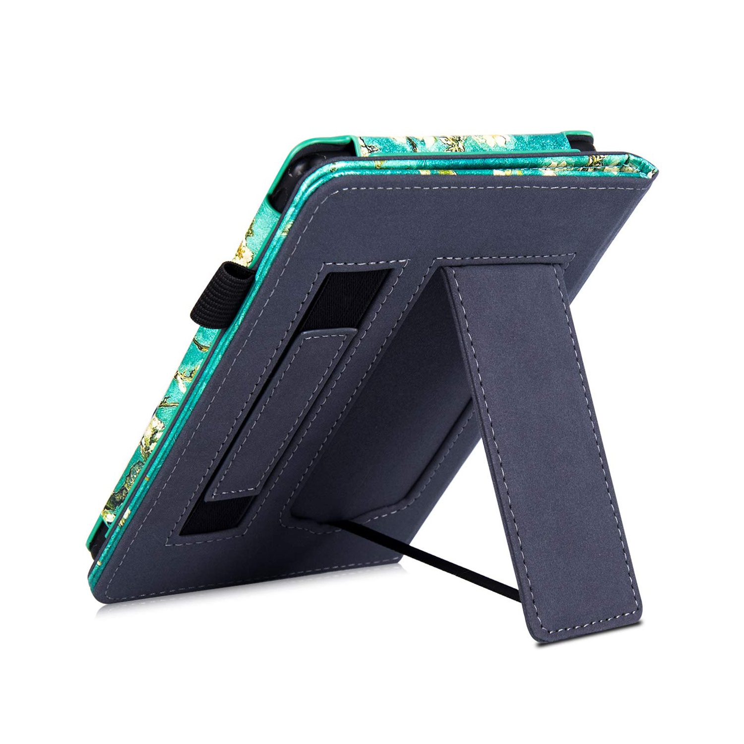 BOZHUORUI – Étui sur socle pour liseuse Clara HD de Kobo – Étui protecteur en cuir de polyuréthane de qualité supérieure avec