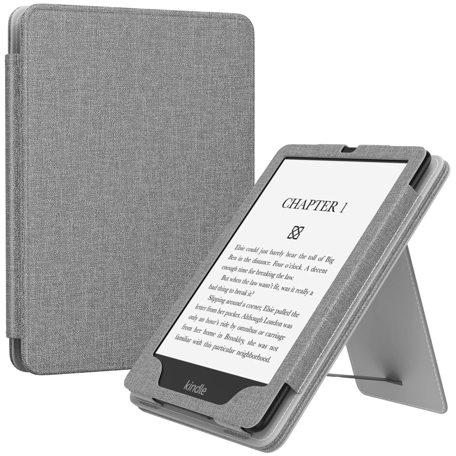 MoKo Case for 6.8" Kindle Paperwhite and Kindle Paperwhite Signature Edition, Slim PU Shell Cover Cas