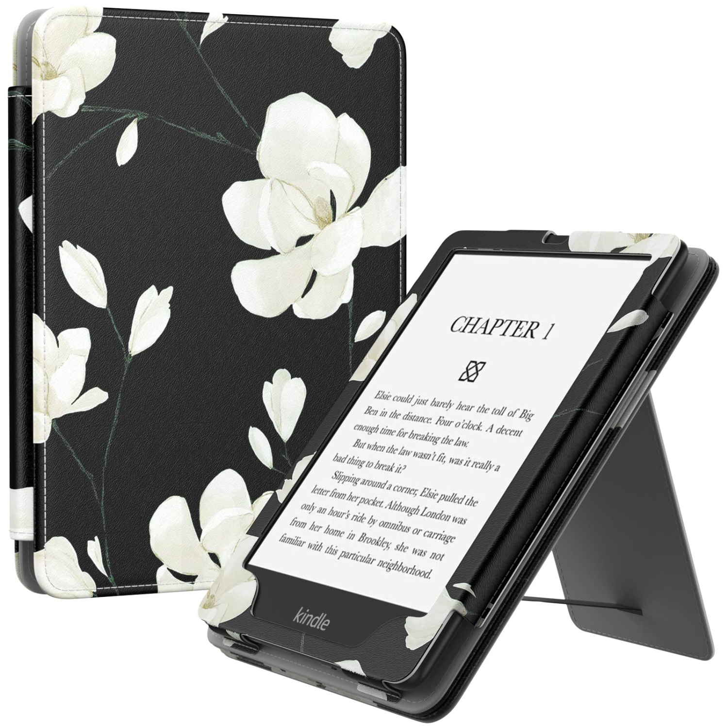 MoKo Case for 6.8" Kindle Paperwhite and Kindle Paperwhite Signature Edition, Slim PU Shell Cover Cas