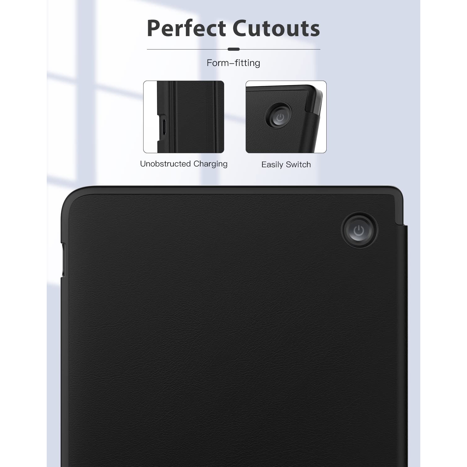 MoKo Folio Case for Kobo Libra 2 E-Reader 7 inch 2021 Released, Origami Standing Shell Cover Case with Multi Angle Magnetic