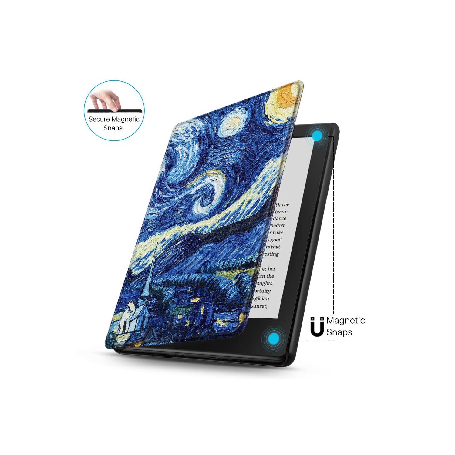 TNP Case for Kindle 10th Generation - Slim & Light Smart Cover Case with Auto Sleep & Wake for Amazon Kindle E-Reader 6" Dis