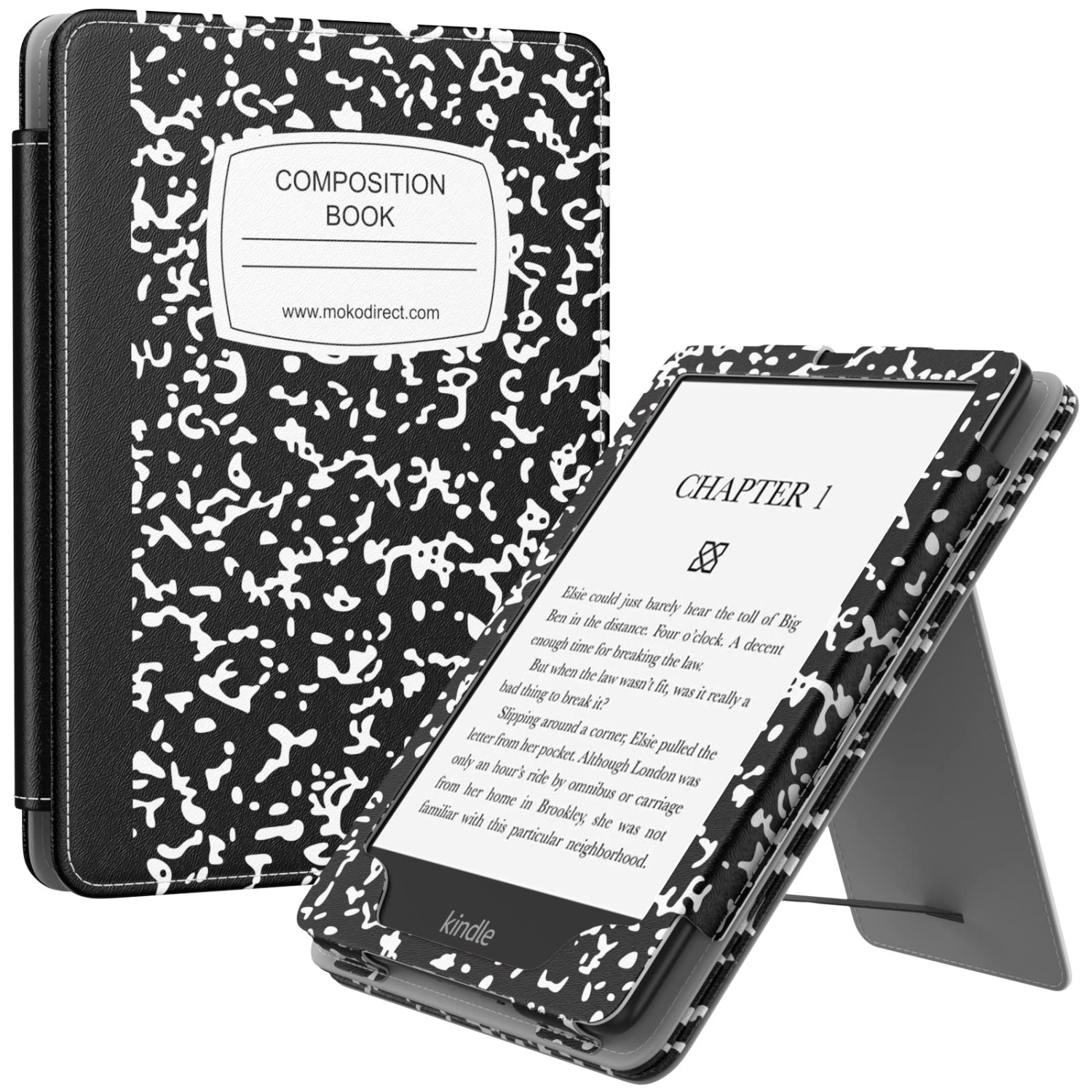 MoKo Case for 6.8" Kindle Paperwhite and Kindle Paperwhite Signature Edition, Slim PU Shell Cover Cas